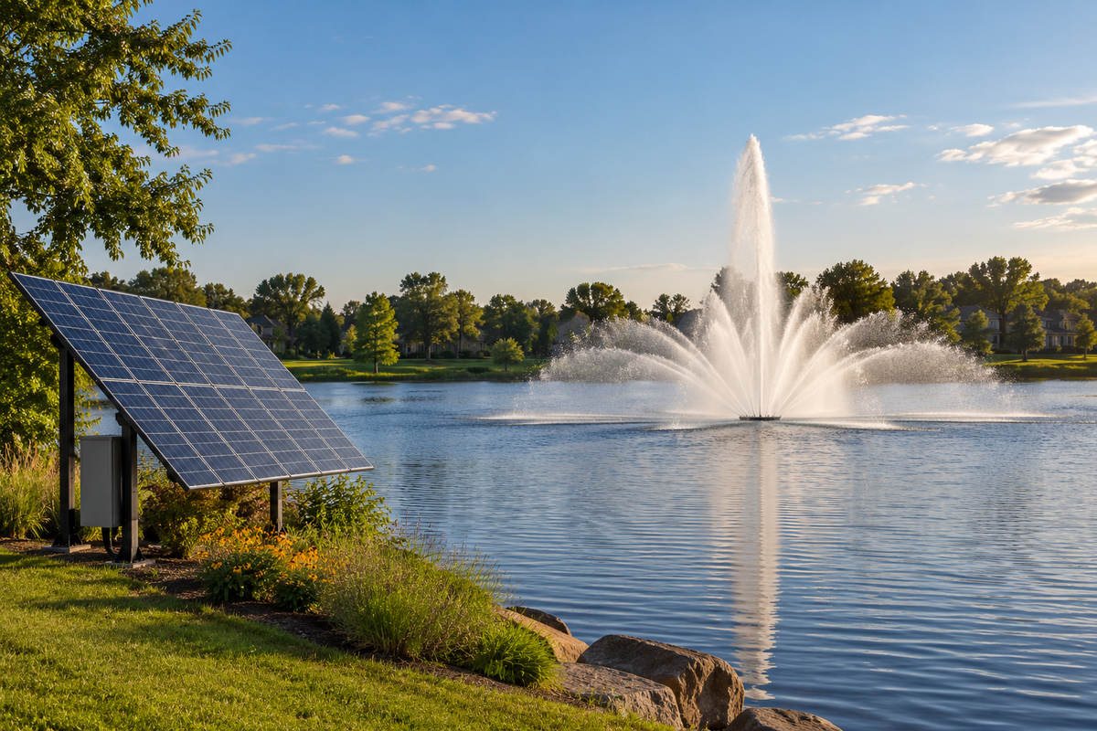 Should You Get A Solar Powered Pond Fountain?