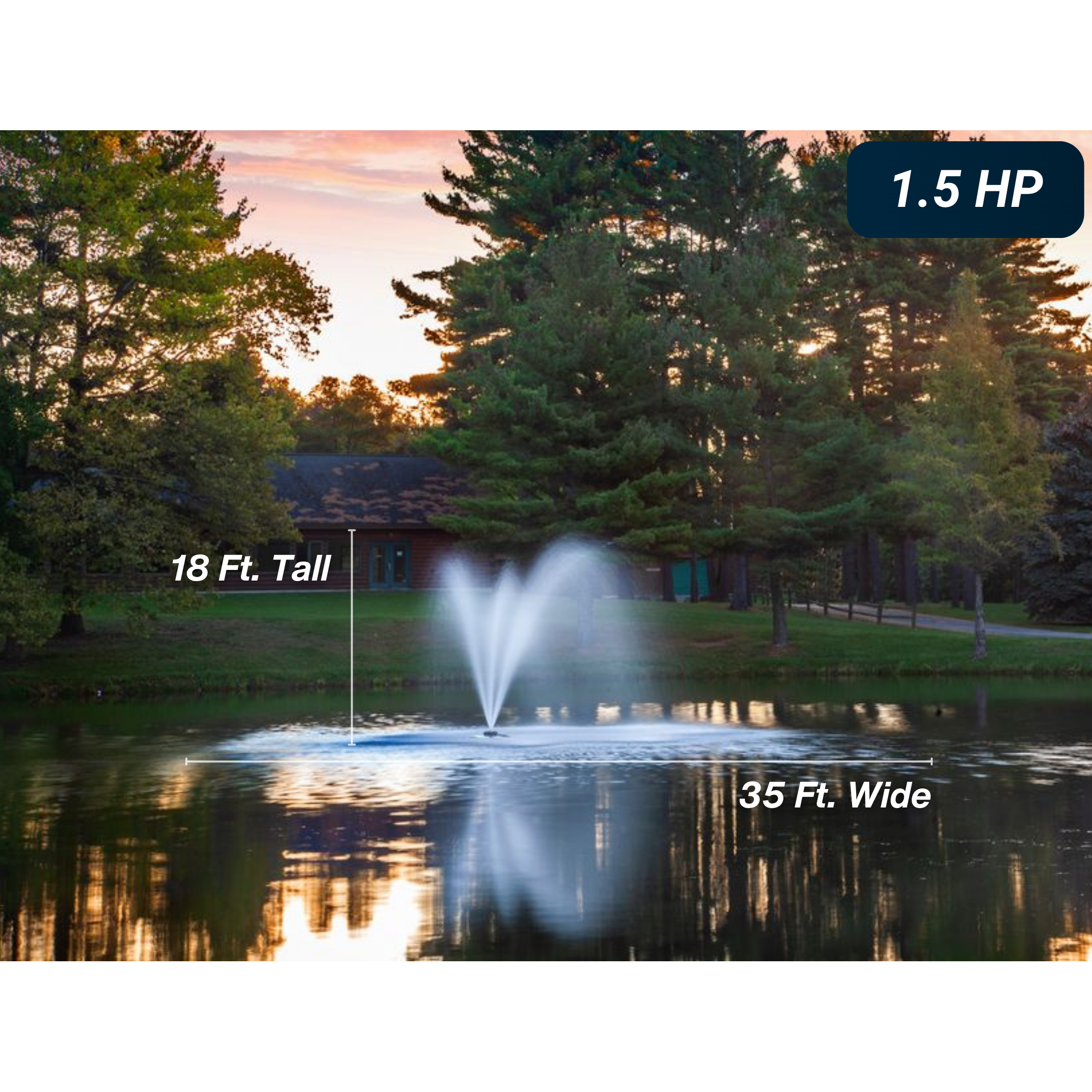 Scott Aerator Millbrook Pond Fountain
