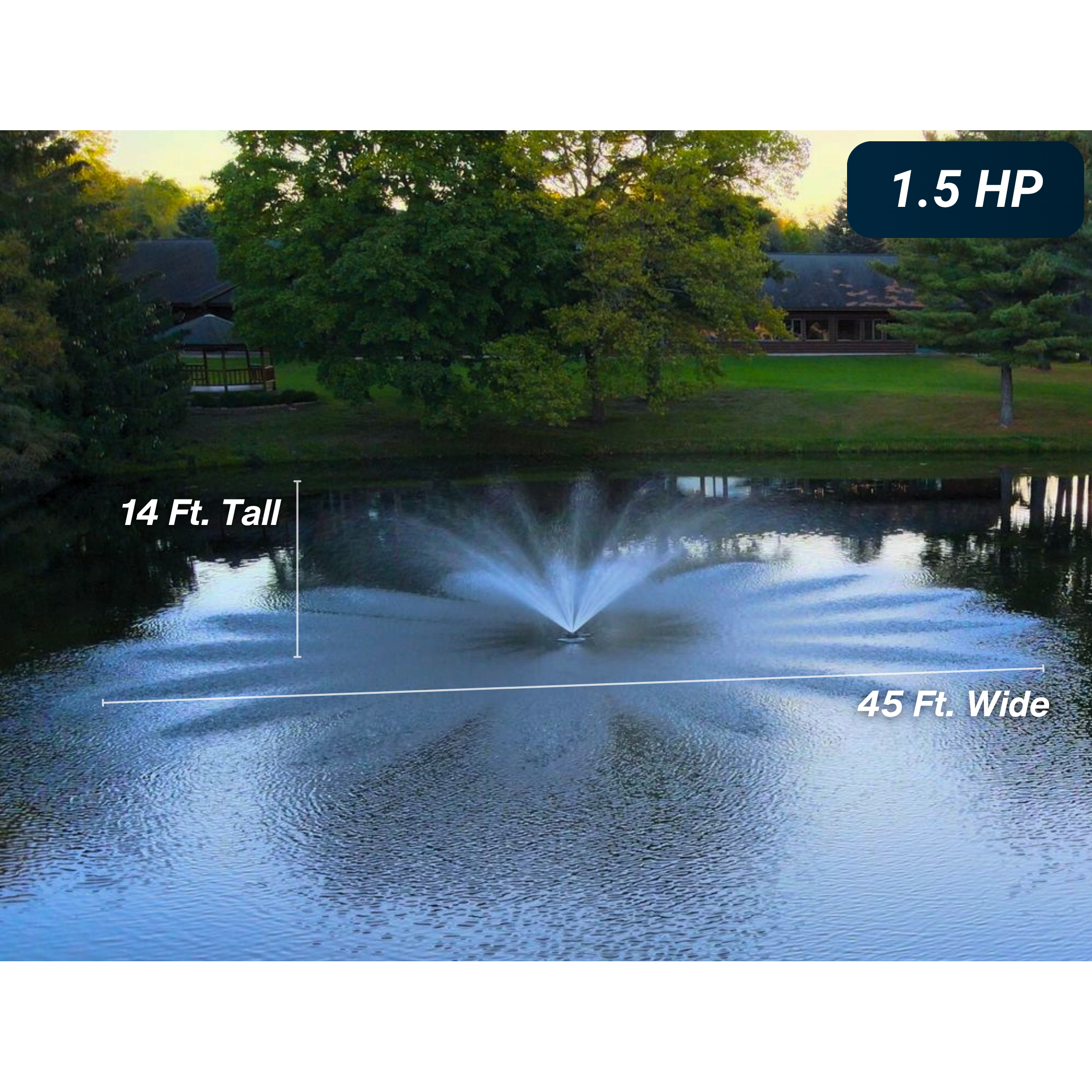Scott Aerator Tudor Pond Fountain