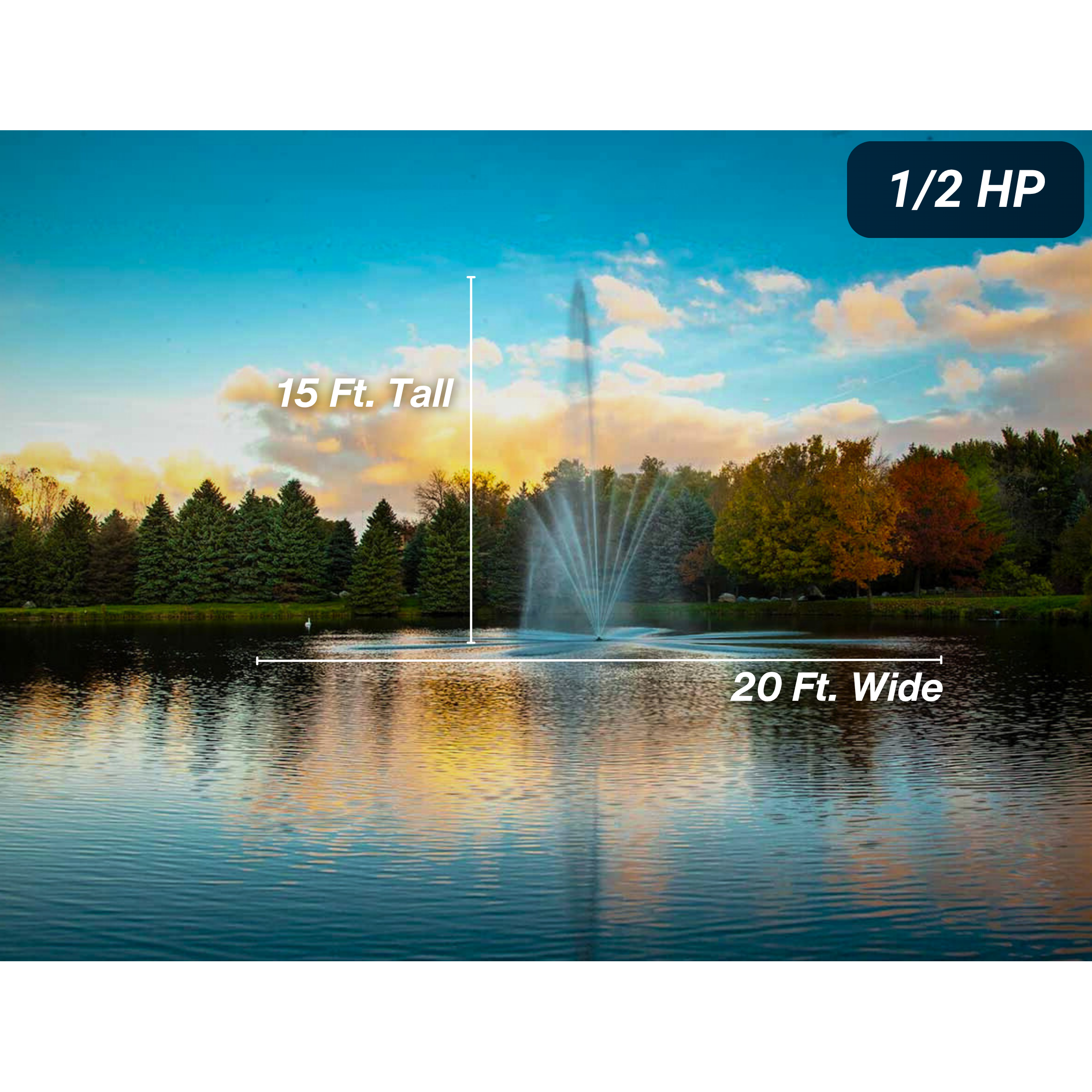 Scott Aerator Atriarch Pond Fountain