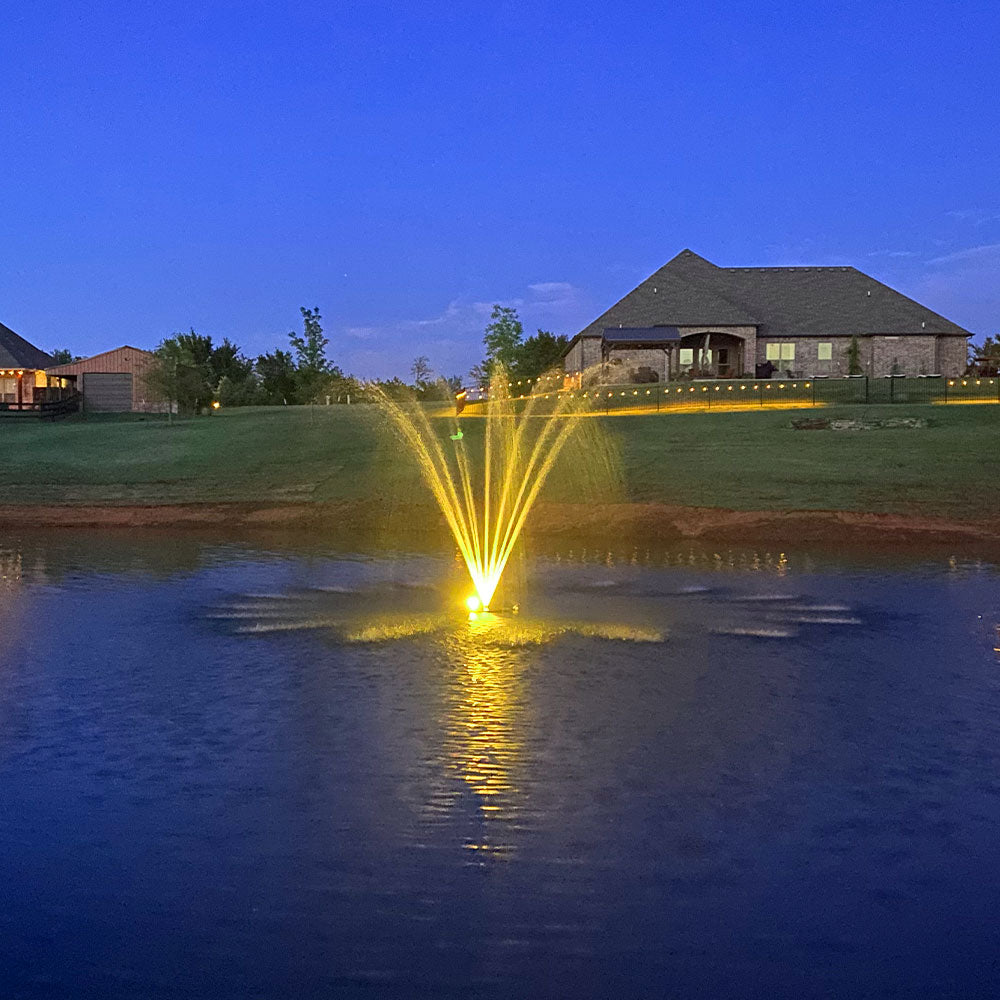 PondSelect Pro Series 5-In-1 Pond Fountain