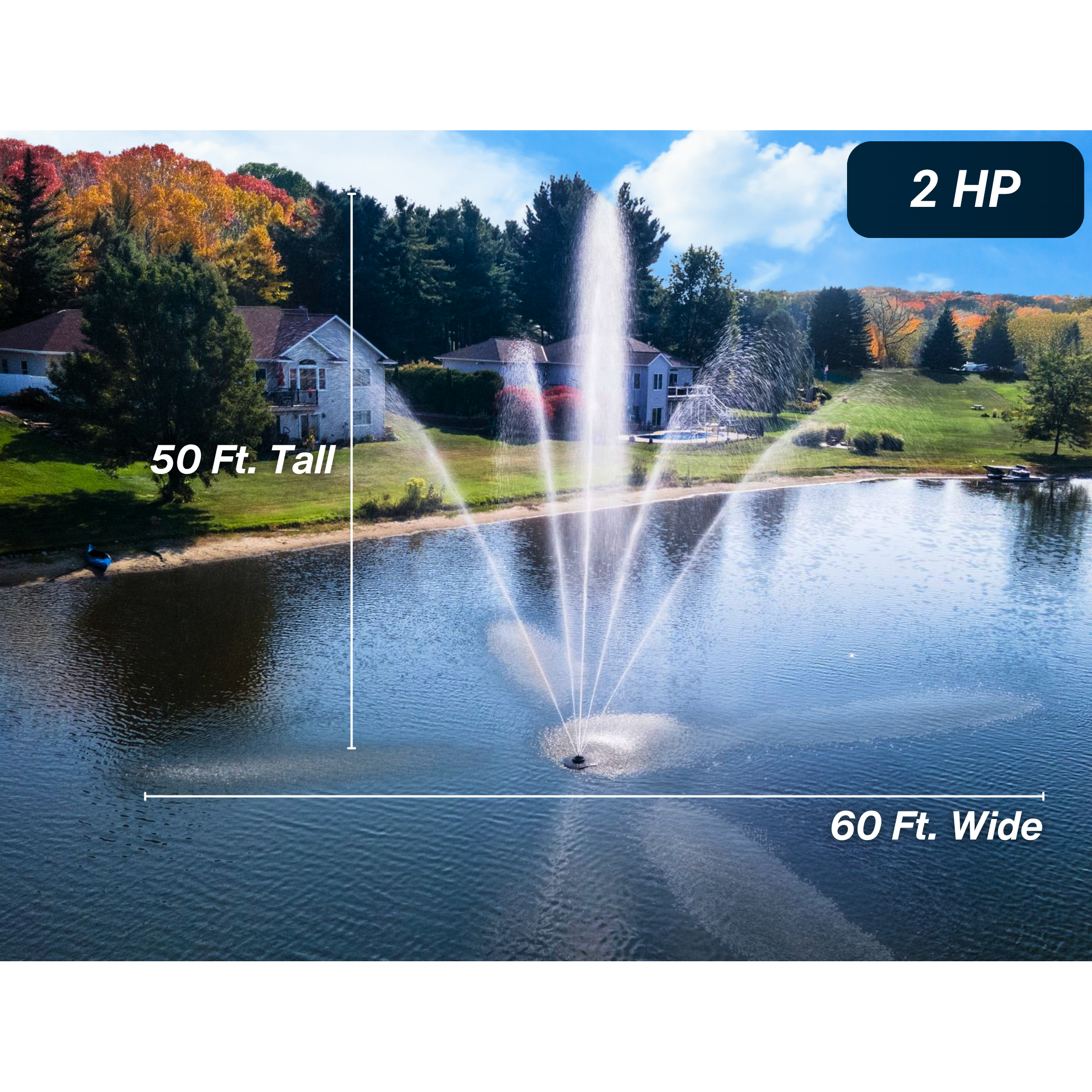 Scott Aerator Clover Pond Fountain