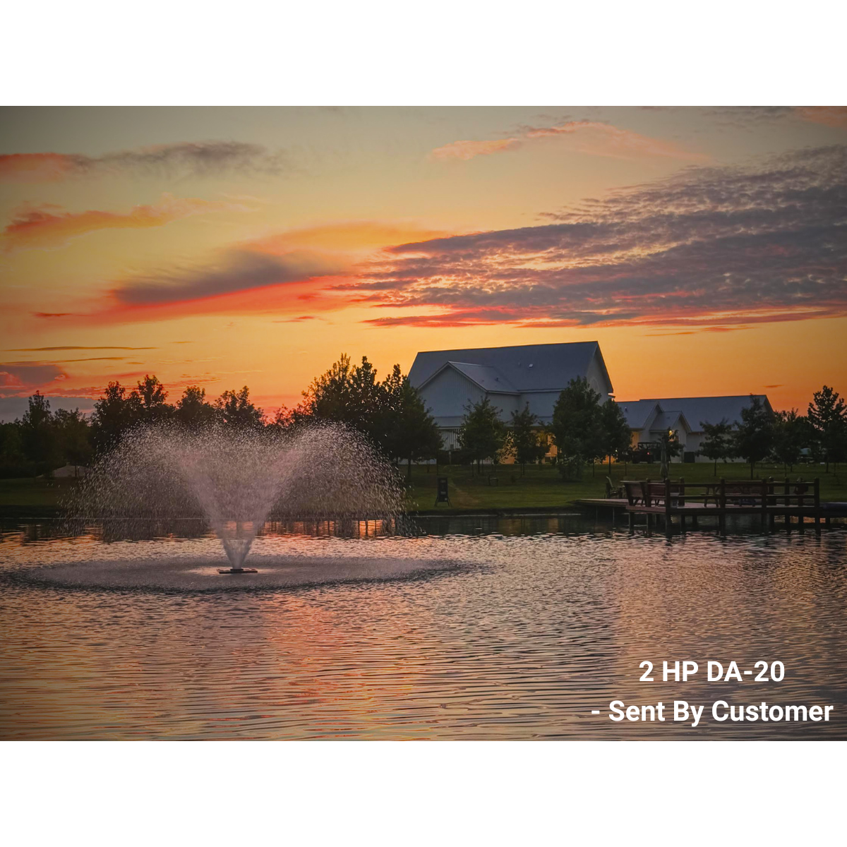 Scott Aerator DA-20 Aerating Pond Fountain