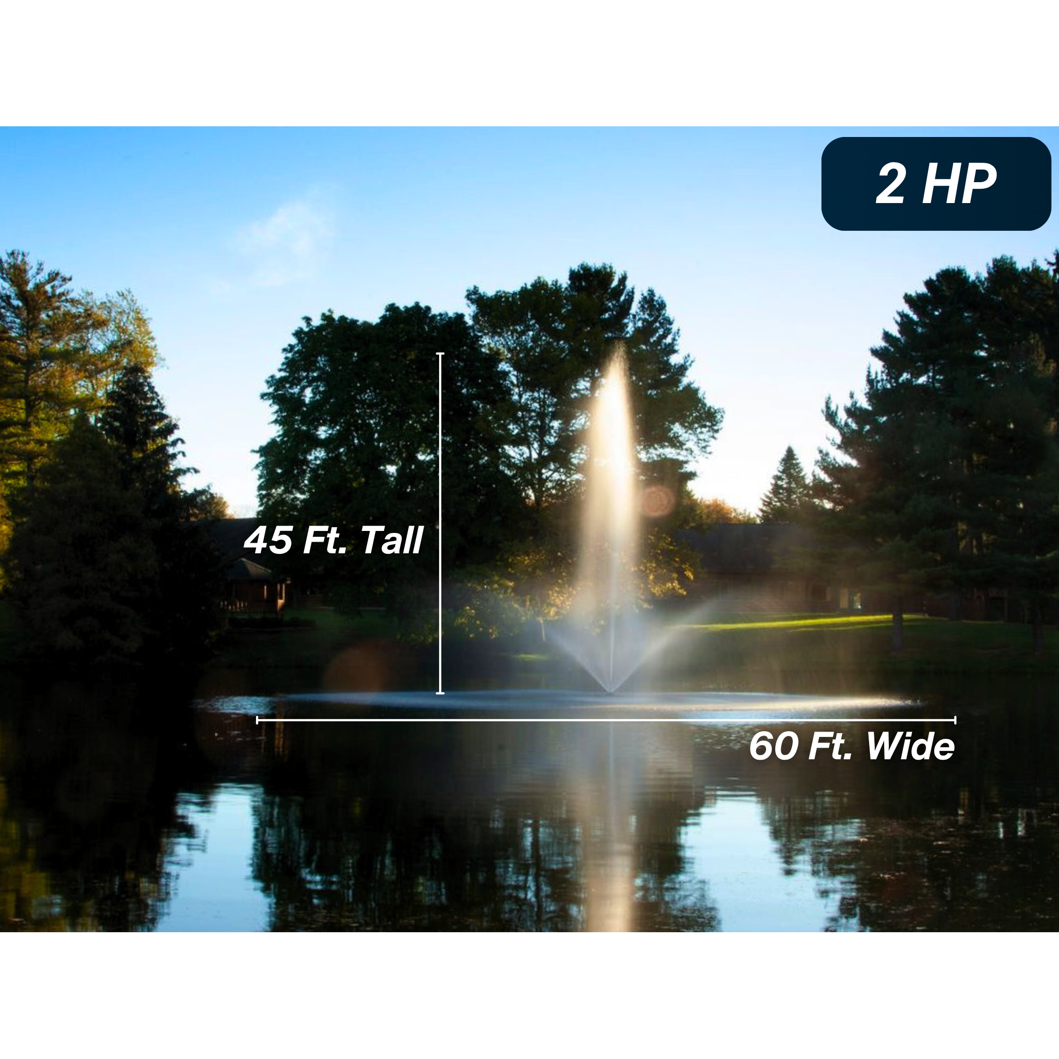 Scott Aerator Skyward Pond Fountain