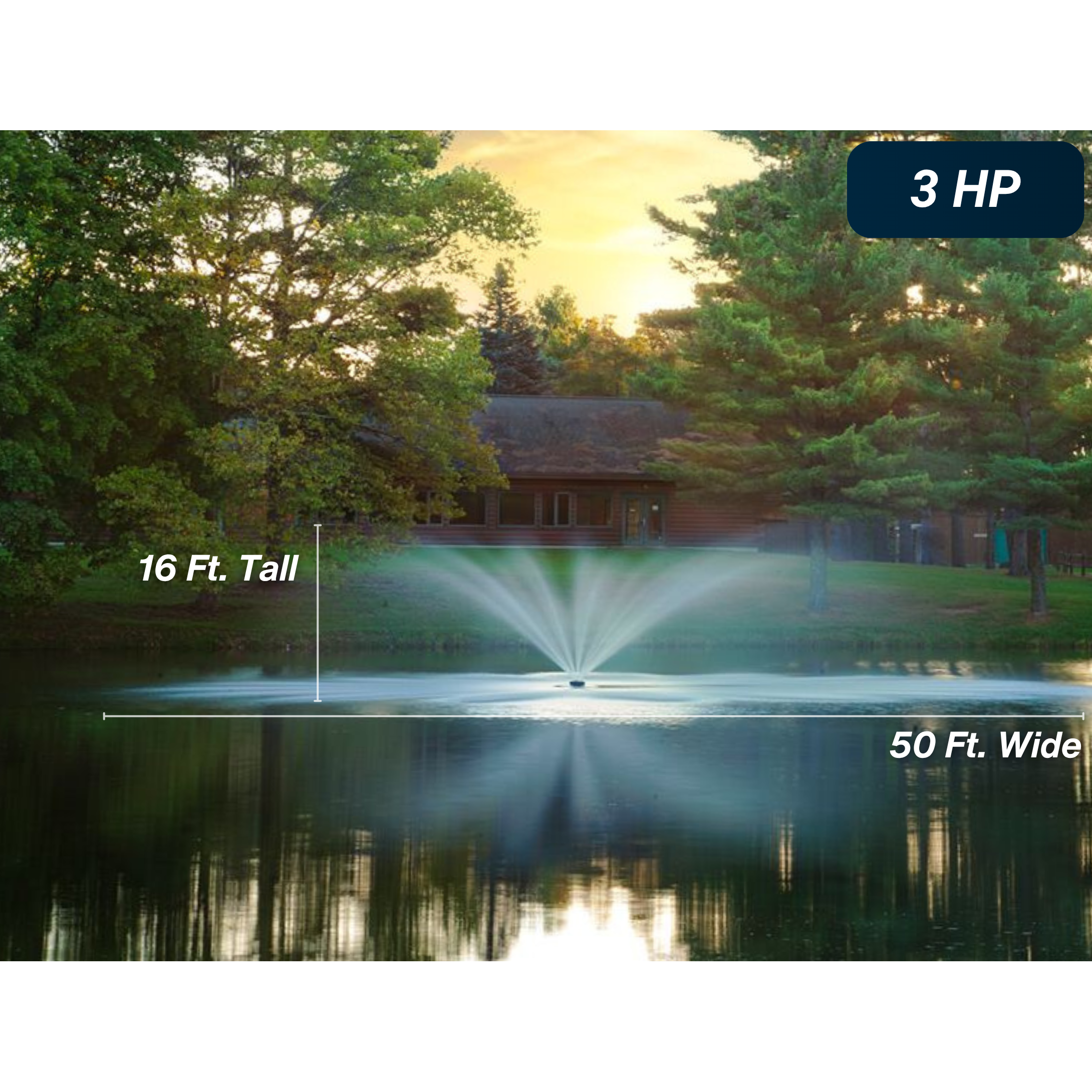 Scott Aerator Tudor Pond Fountain