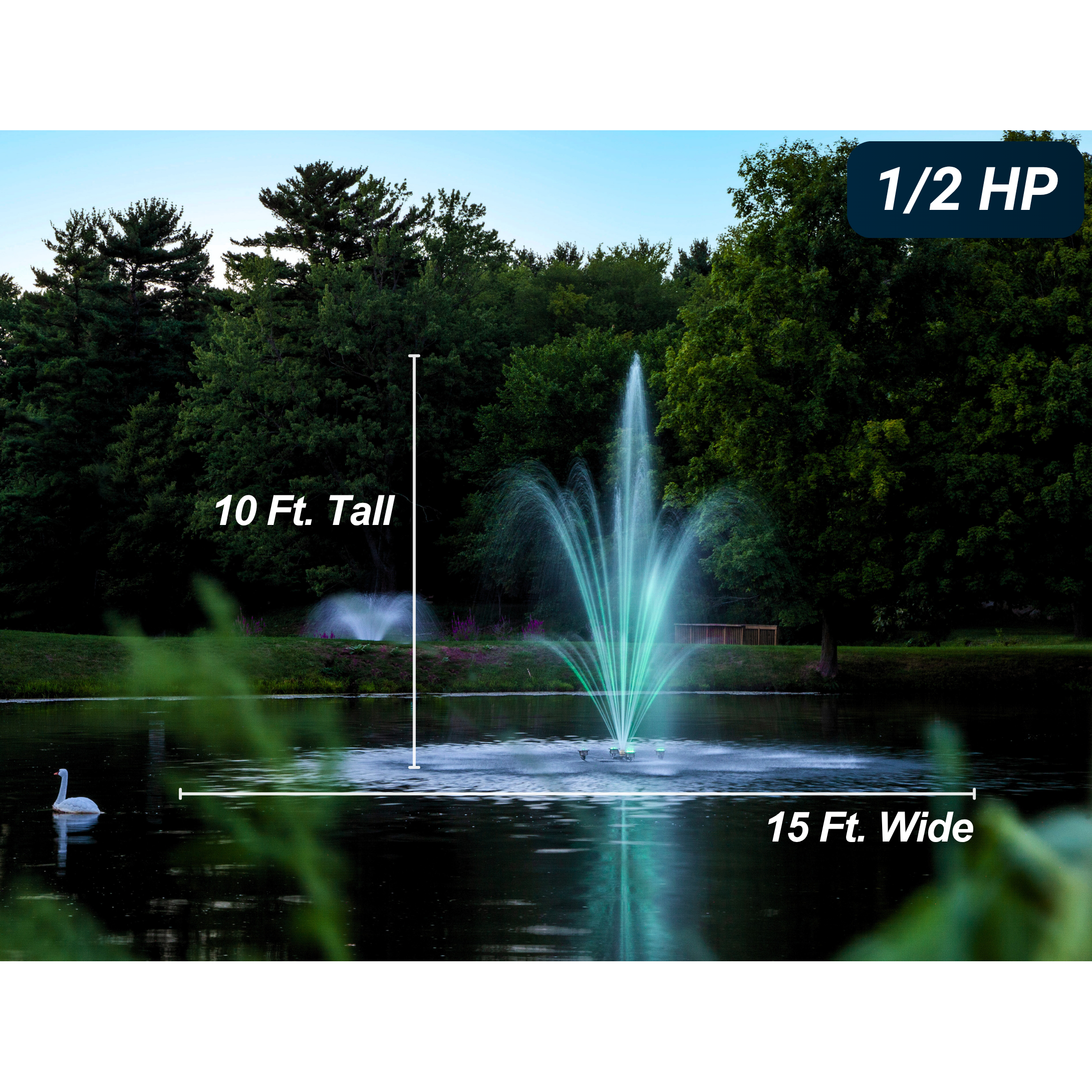 Scott Aerator Amherst Pond Fountain