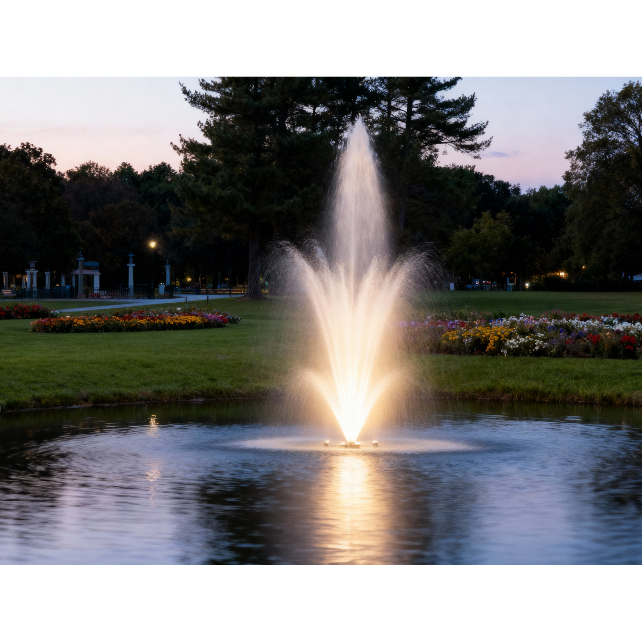 Scott Aerator Amherst Pond Fountain