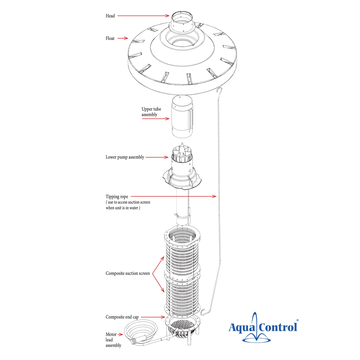 Aqua Control Select Series 2 Tornado Pond Fountain