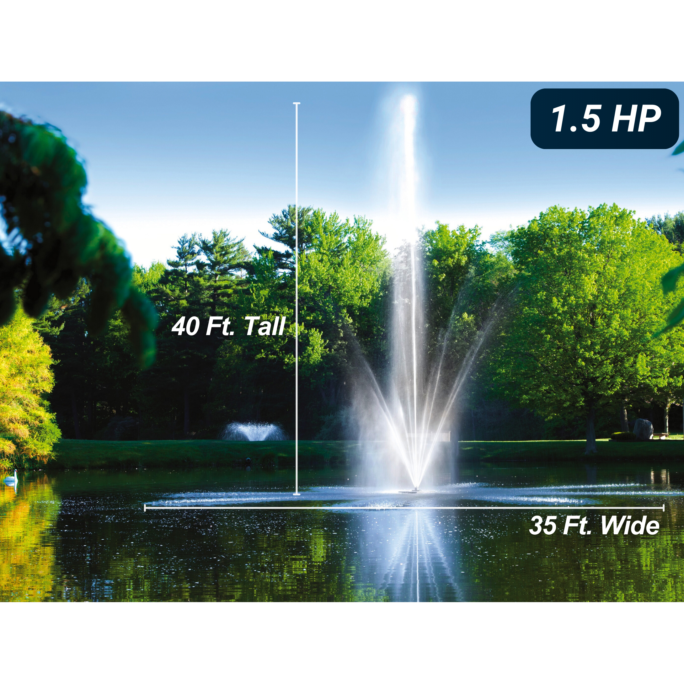 Scott Aerator Atriarch Pond Fountain