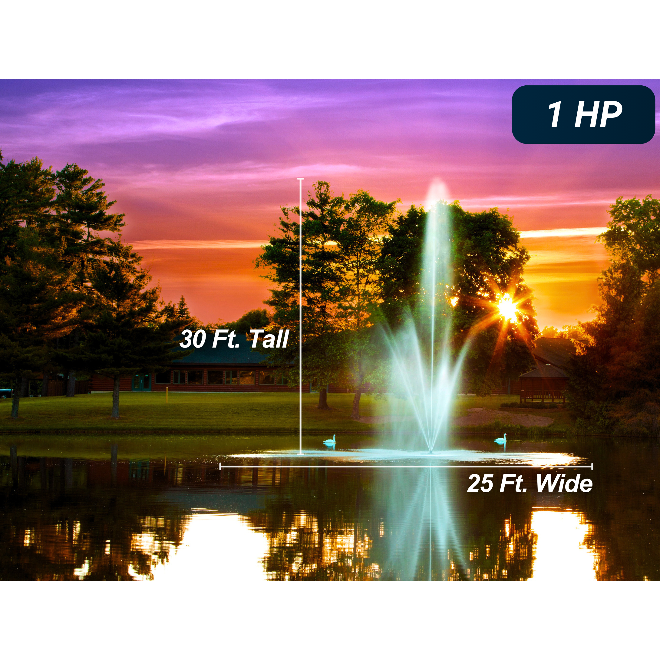 Scott Aerator Atriarch Pond Fountain