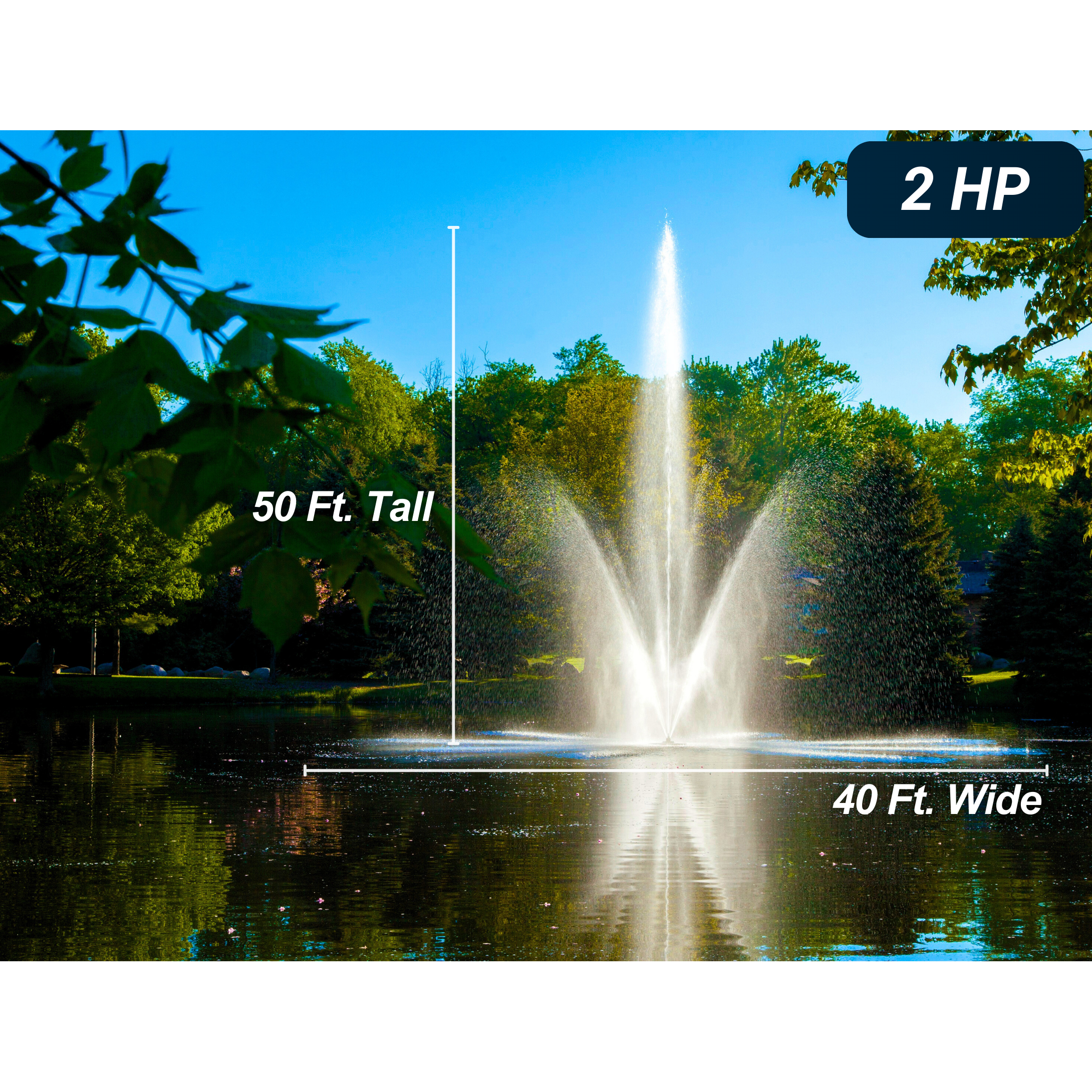 Scott Aerator Atriarch Pond Fountain