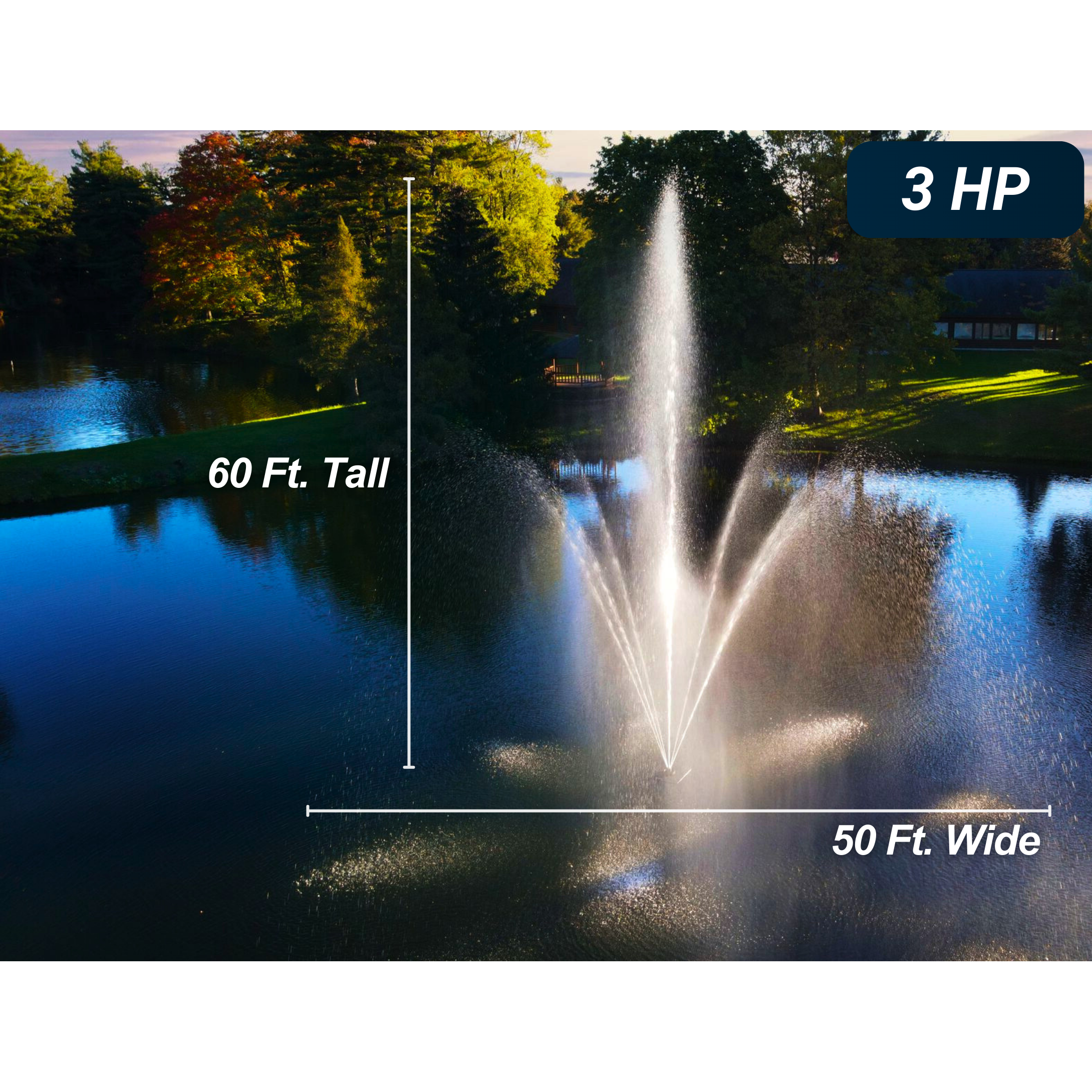 Scott Aerator Atriarch Pond Fountain