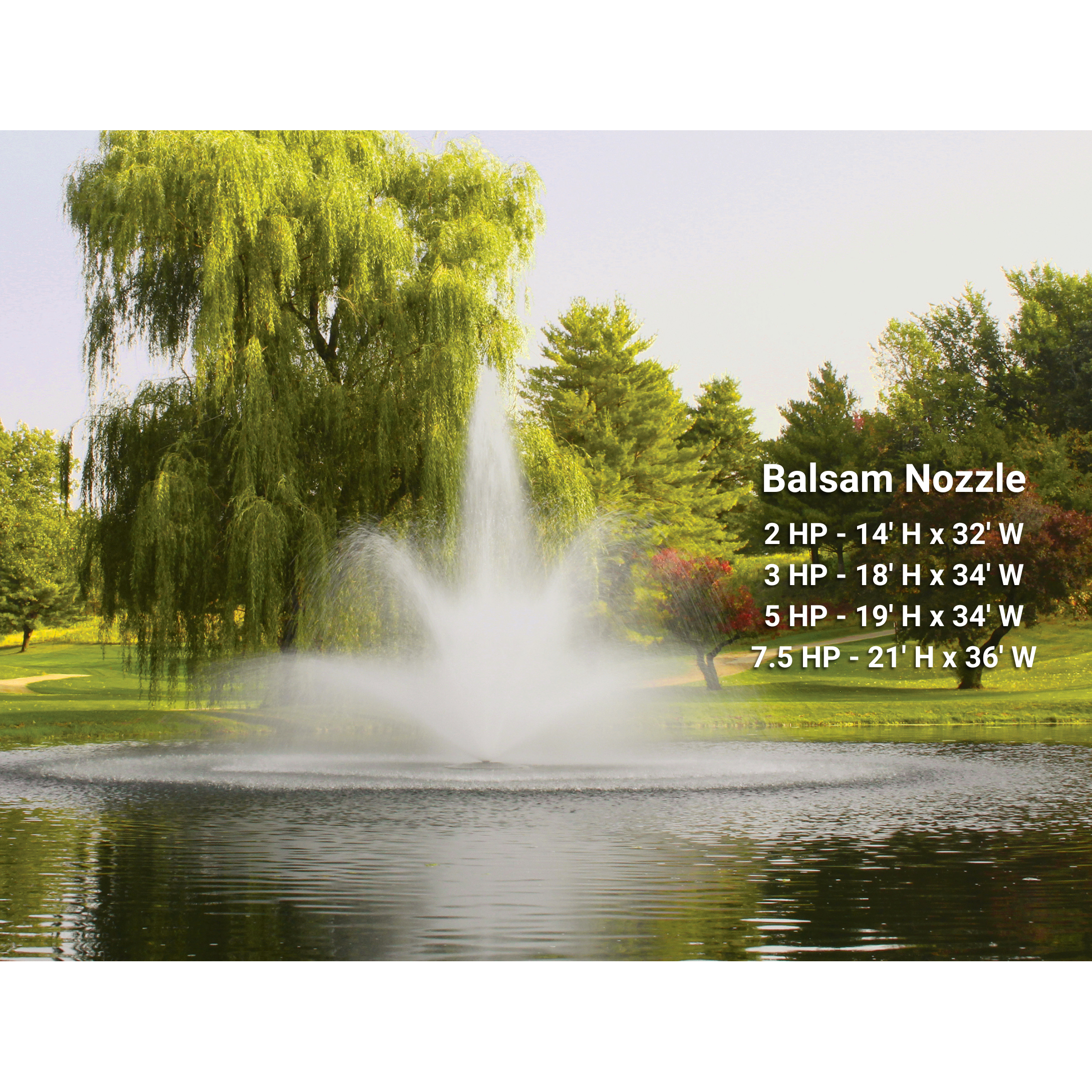 Kasco J Series Pond Fountain