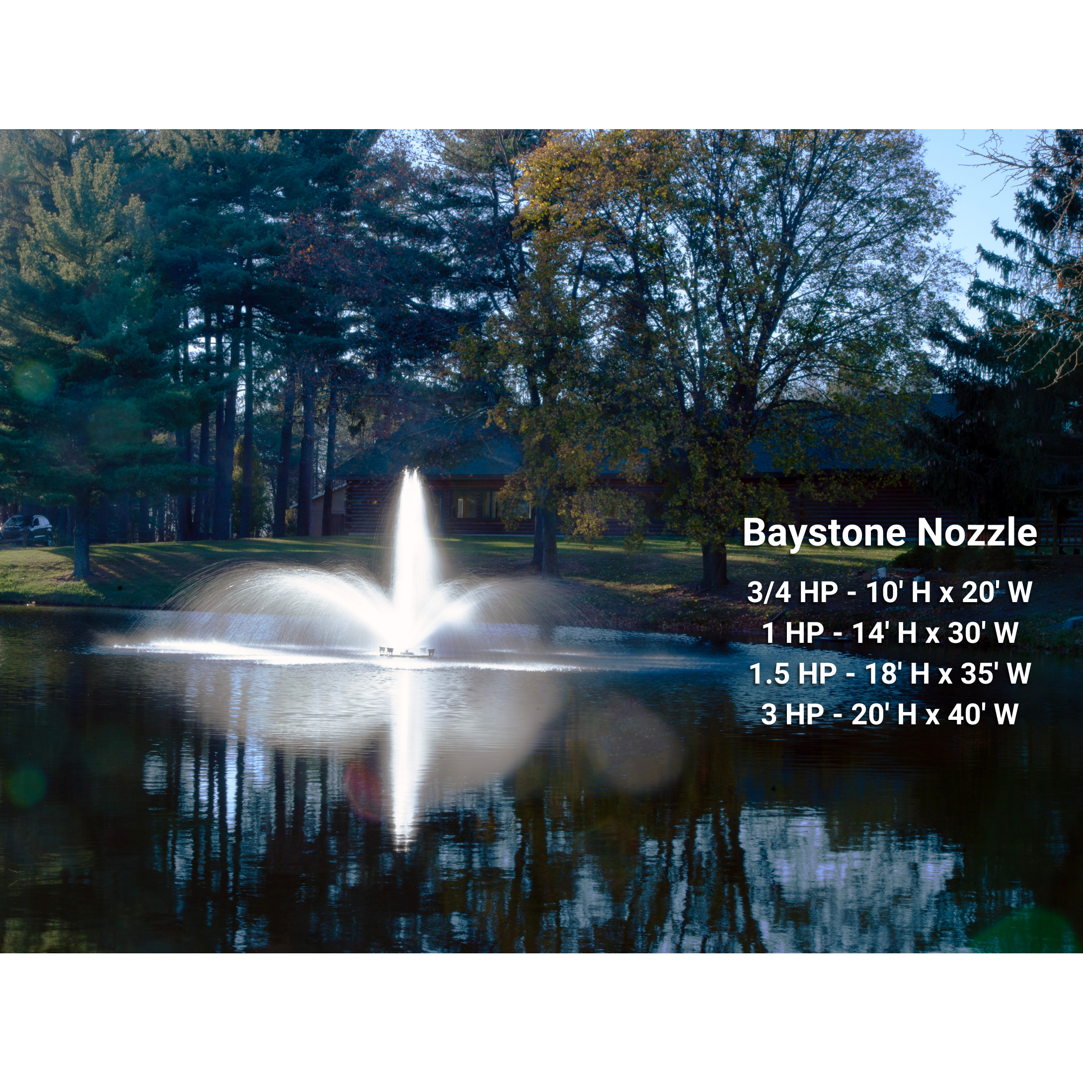 Scott Aerator Great Lakes Pond Fountain