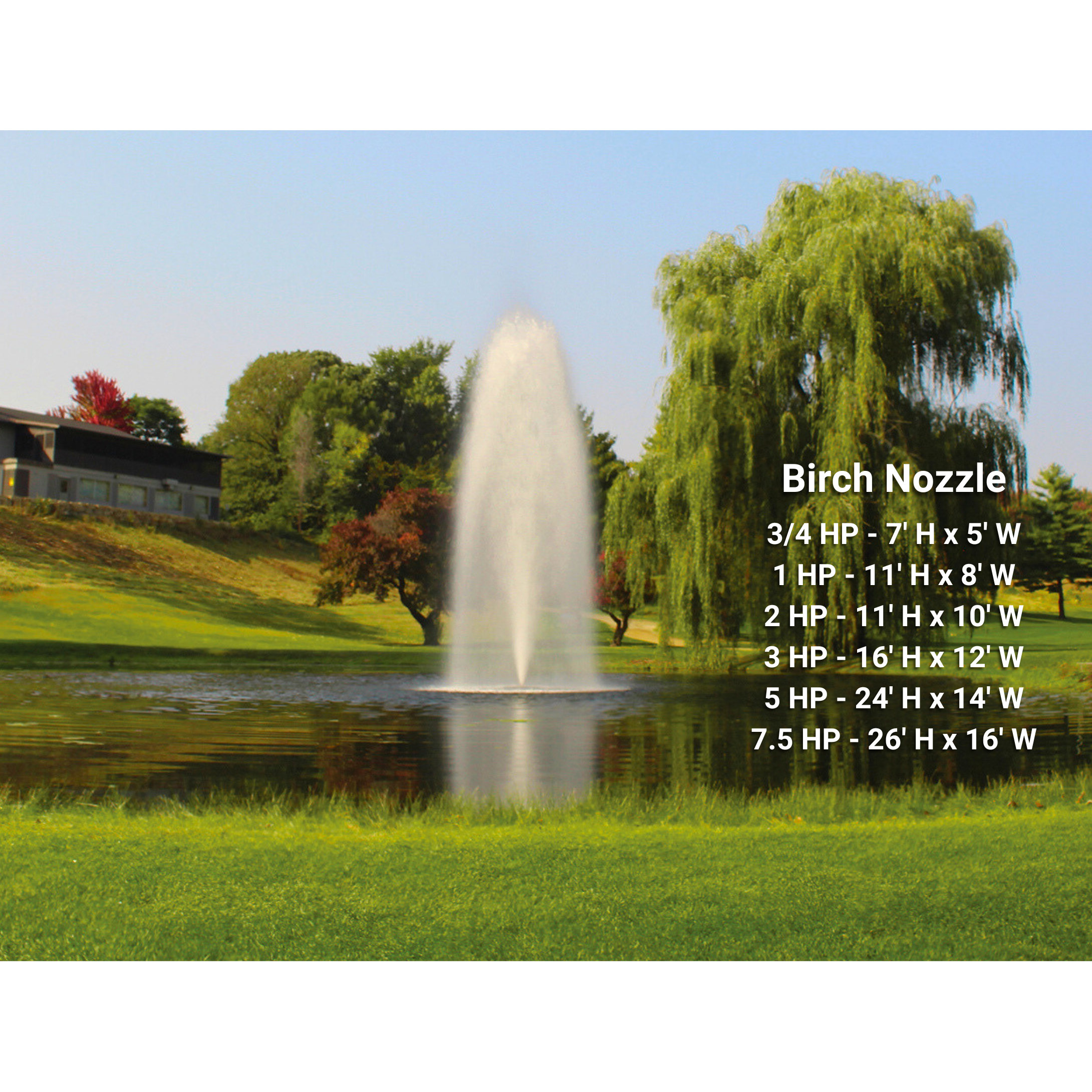 Kasco J Series Pond Fountain