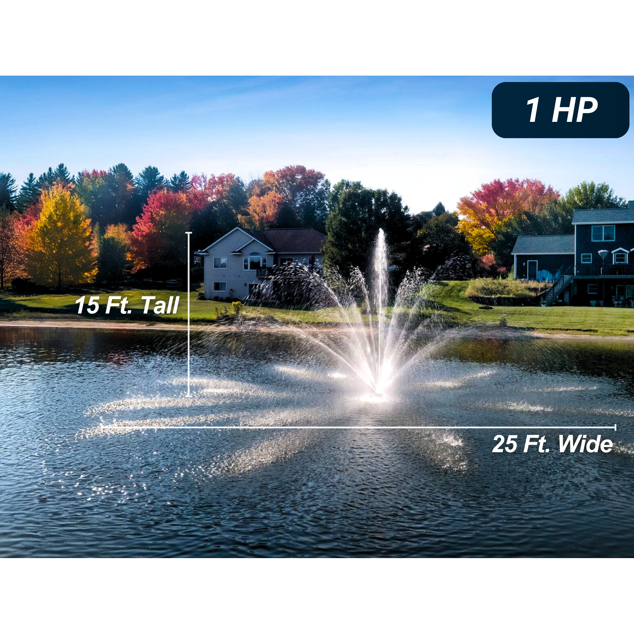 Scott Aerator Cambridge Pond Fountain