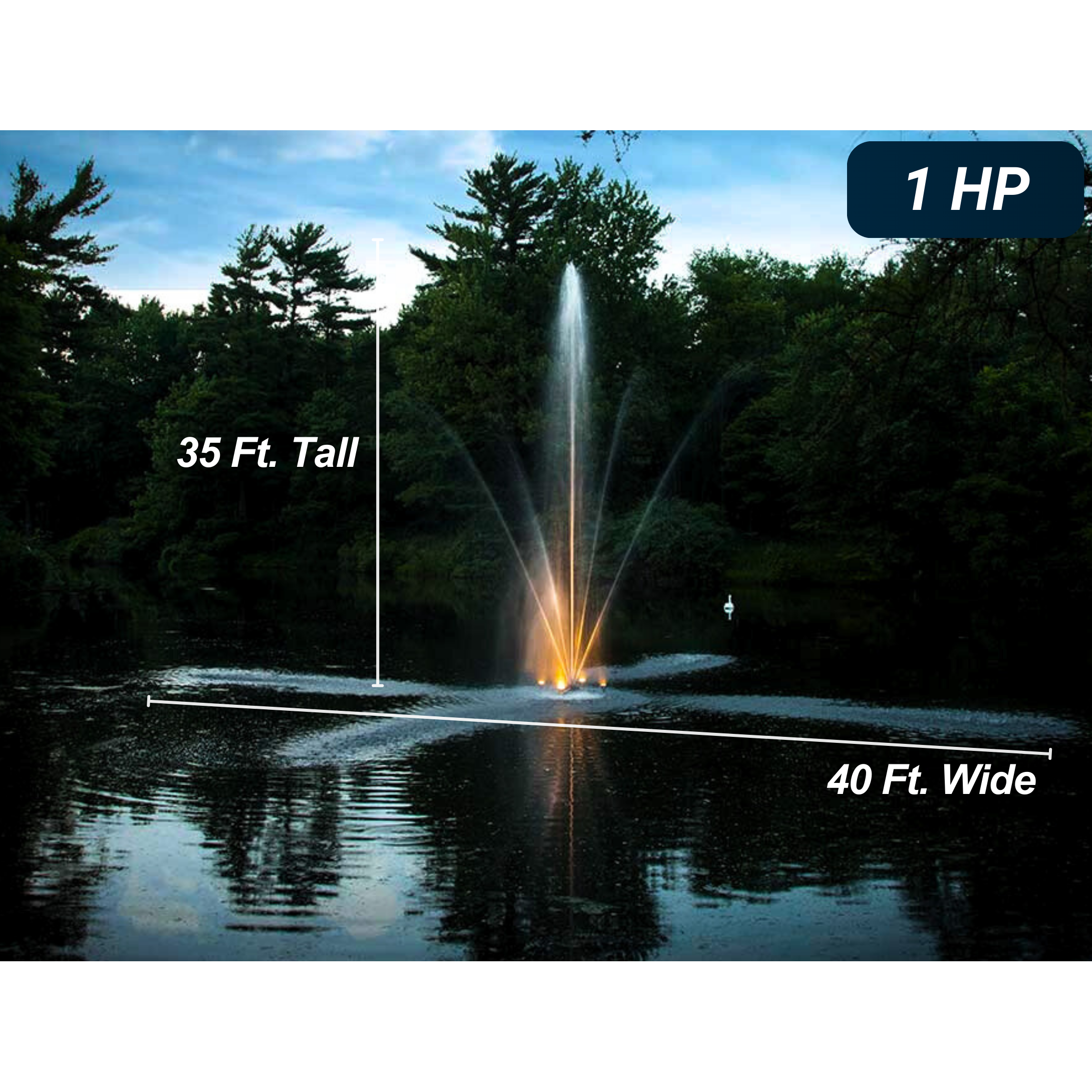 Scott Aerator Clover Pond Fountain