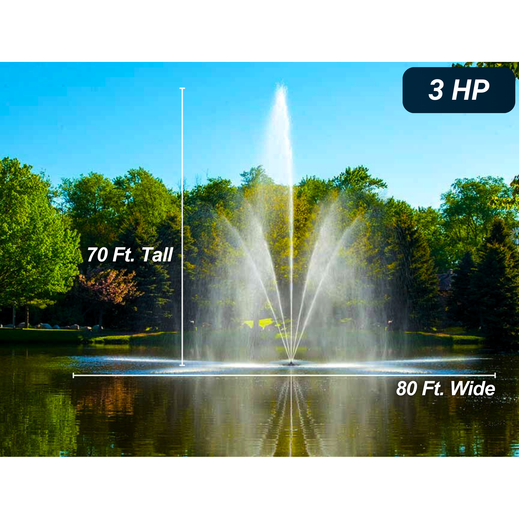 Scott Aerator Clover Pond Fountain