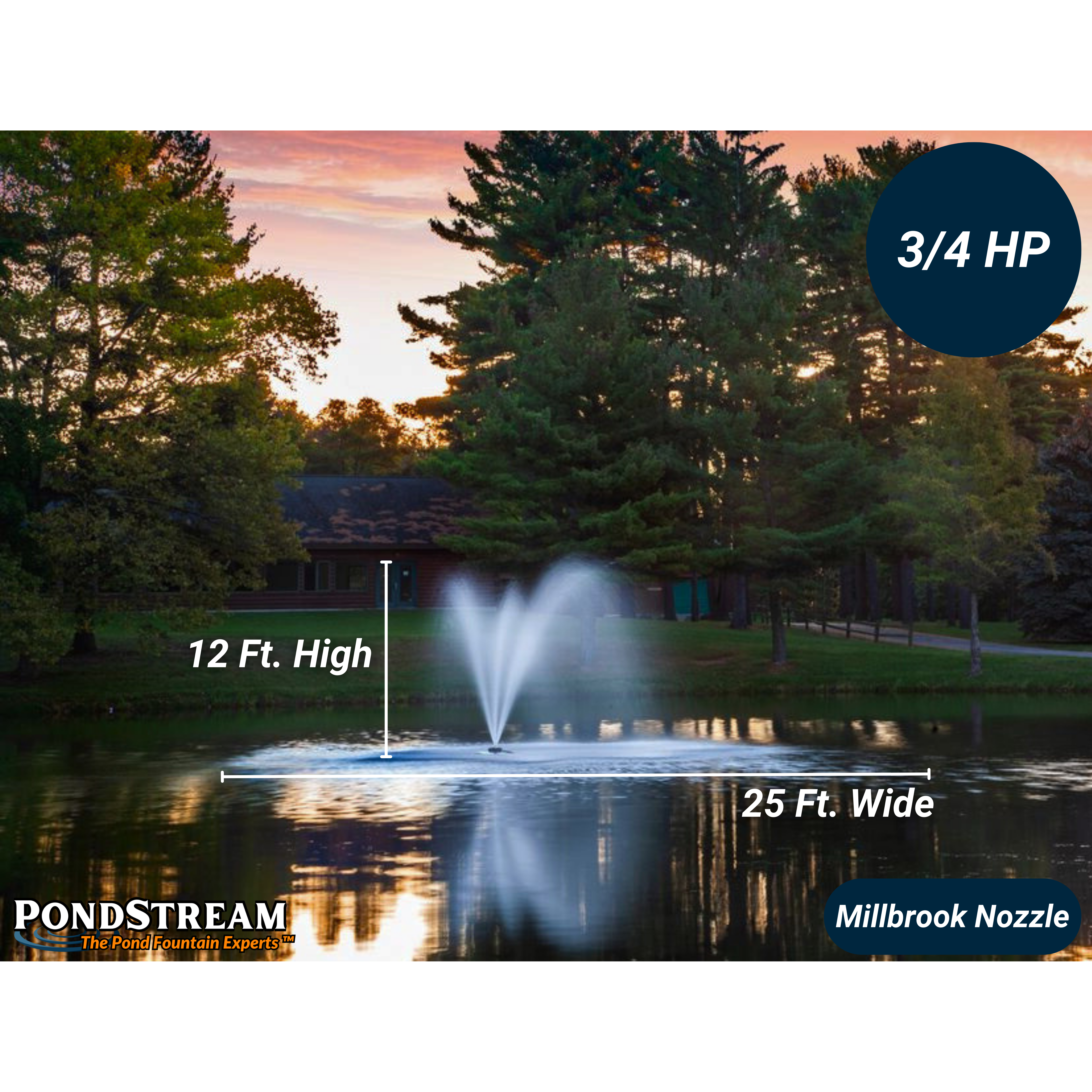 Scott Aerator Great Lakes Pond Fountain