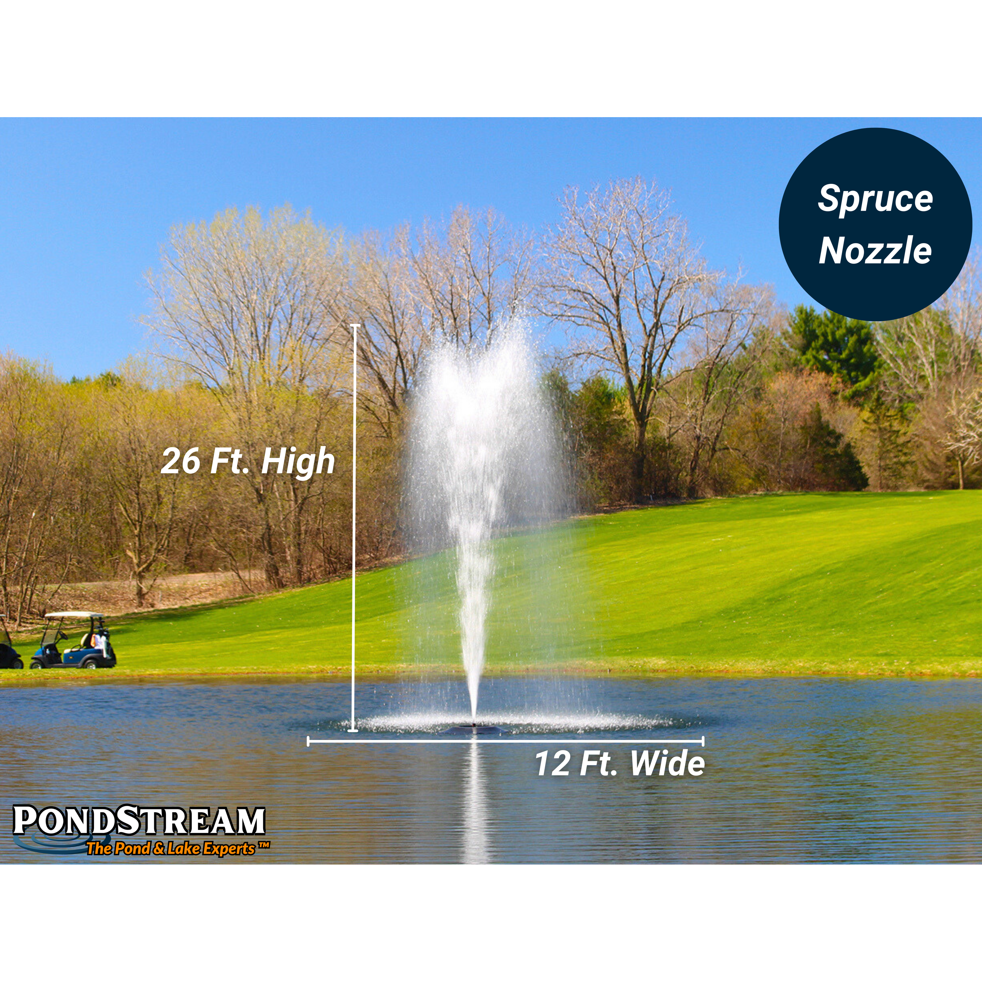 Kasco J Series Pond Fountain 3 HP / 240V
