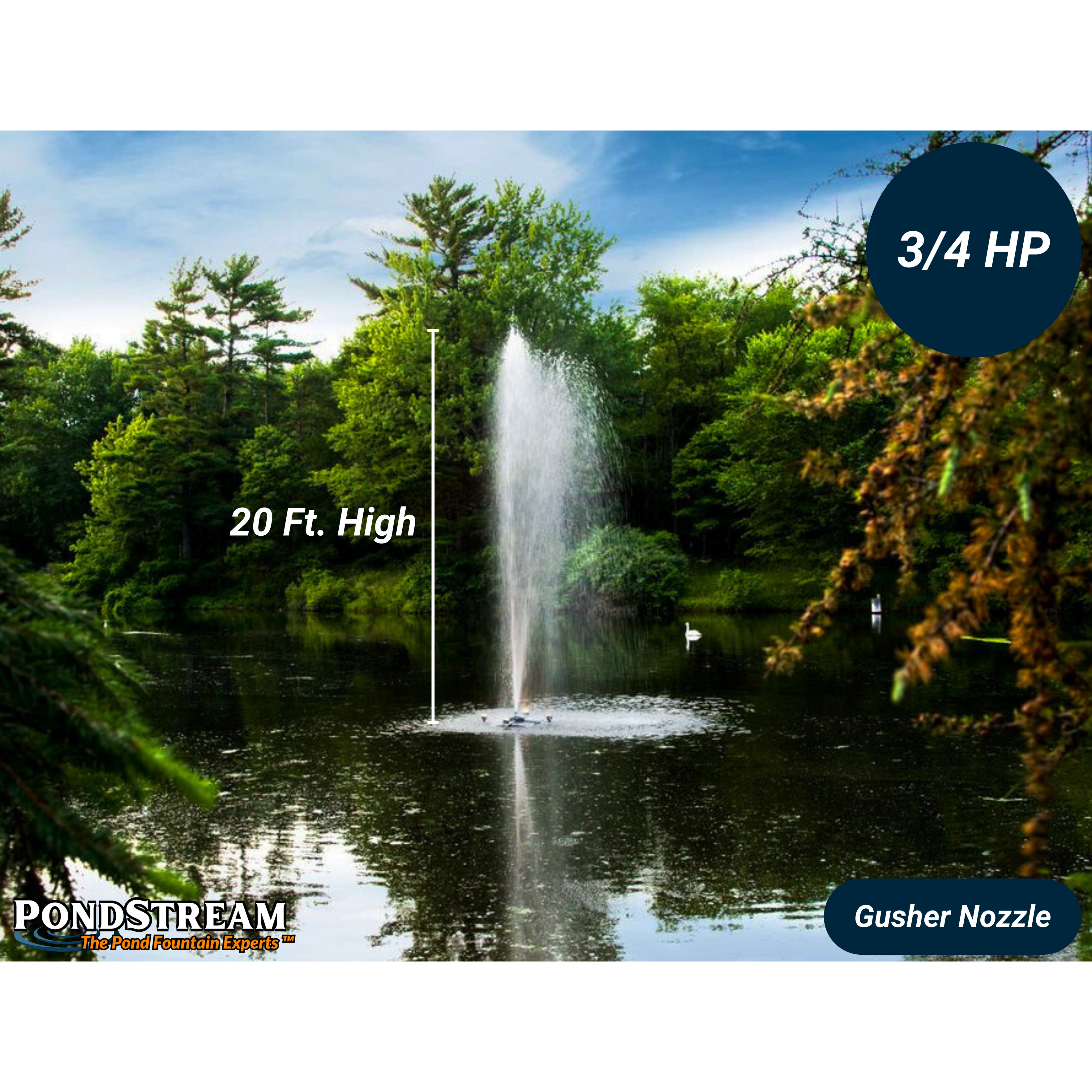 Scott Aerator Great Lakes Pond Fountain
