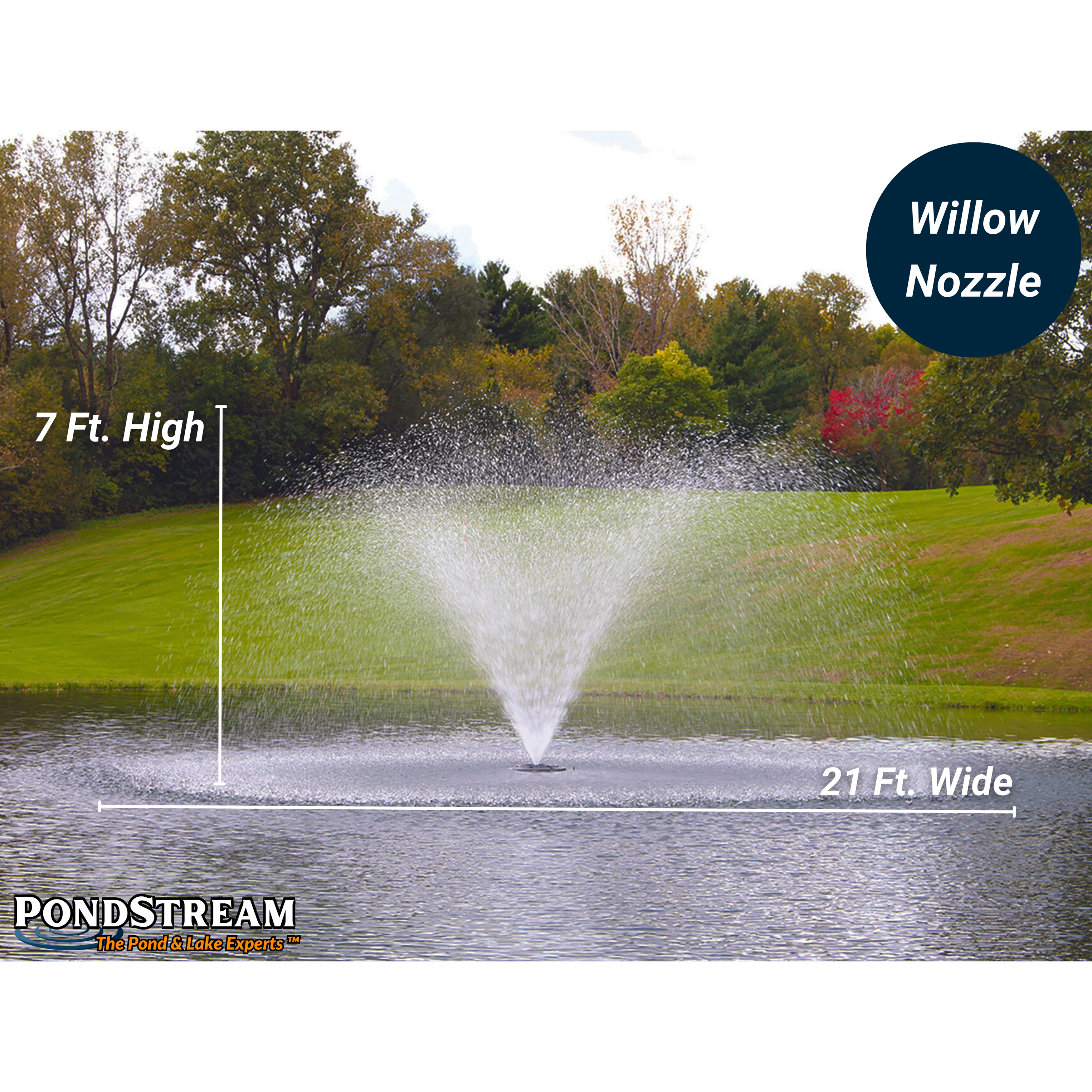 Kasco J Series Pond Fountain - 3/4 HP