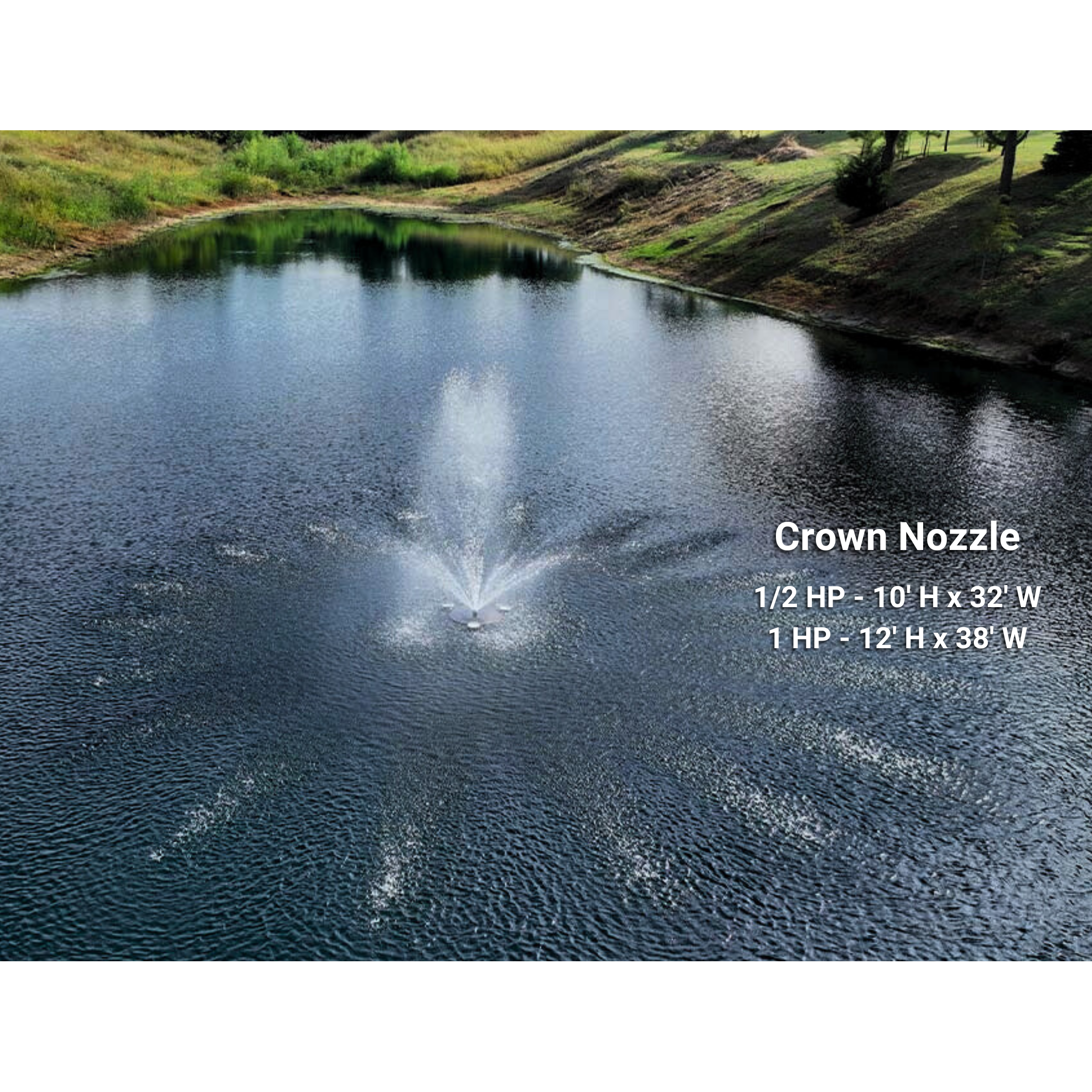 PondSelect Pro Series Pond Fountain