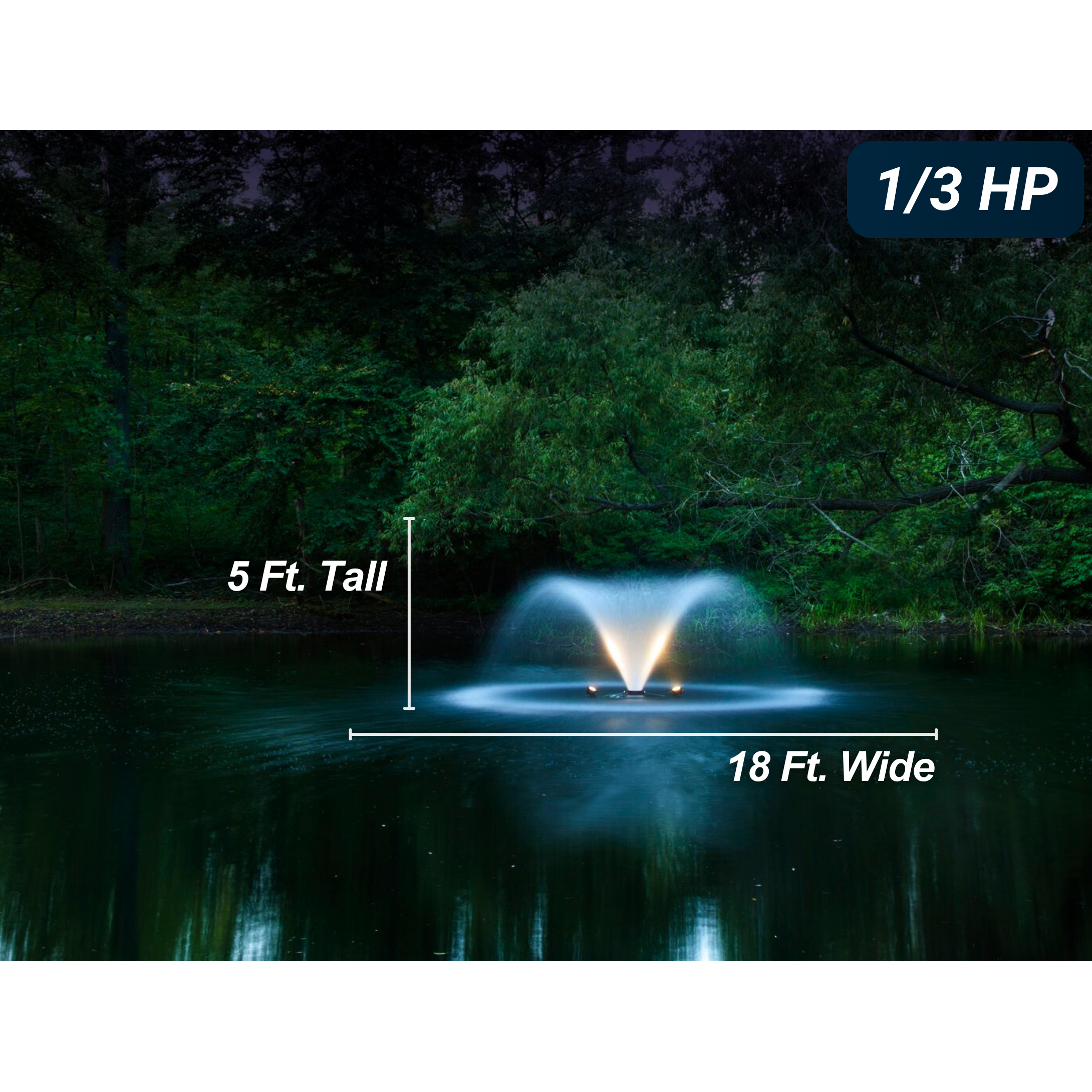 Scott Aerator DA-20 Aerating Pond Fountain