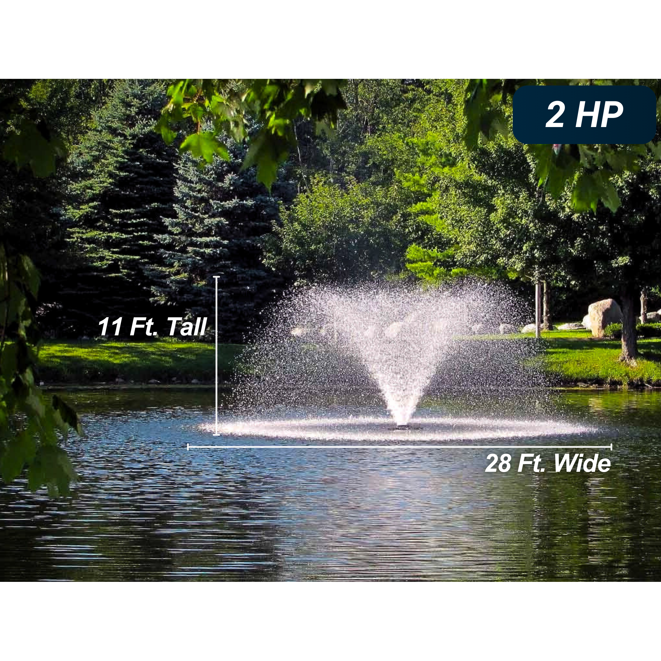 Scott Aerator DA-20 Aerating Pond Fountain
