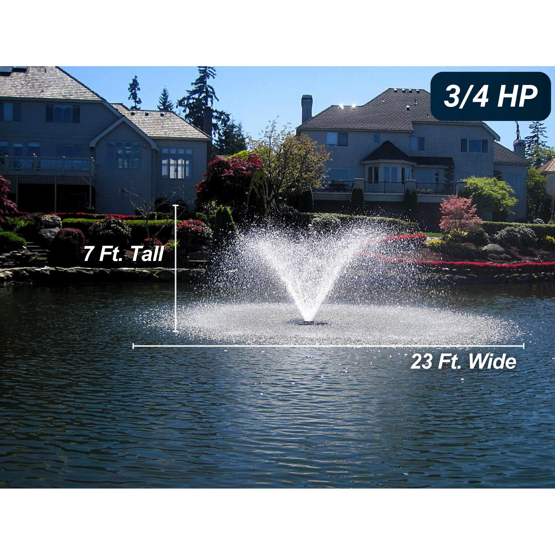 Scott Aerator DA-20 Aerating Pond Fountain
