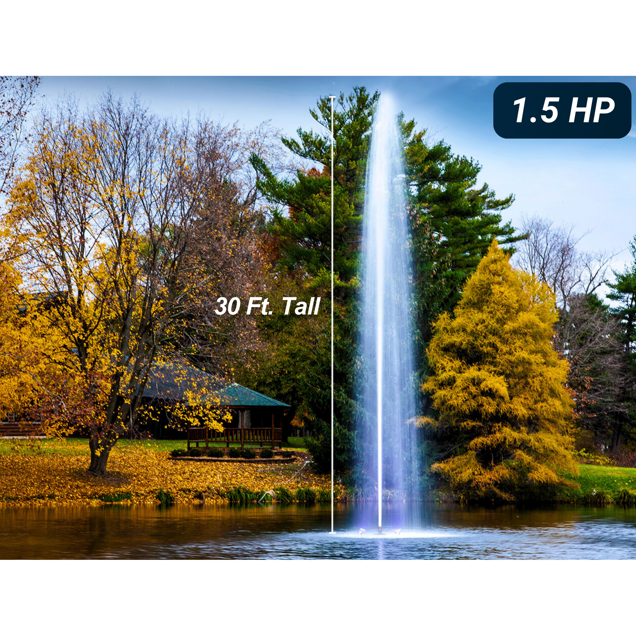 Scott Aerator Gusher Pond Fountain