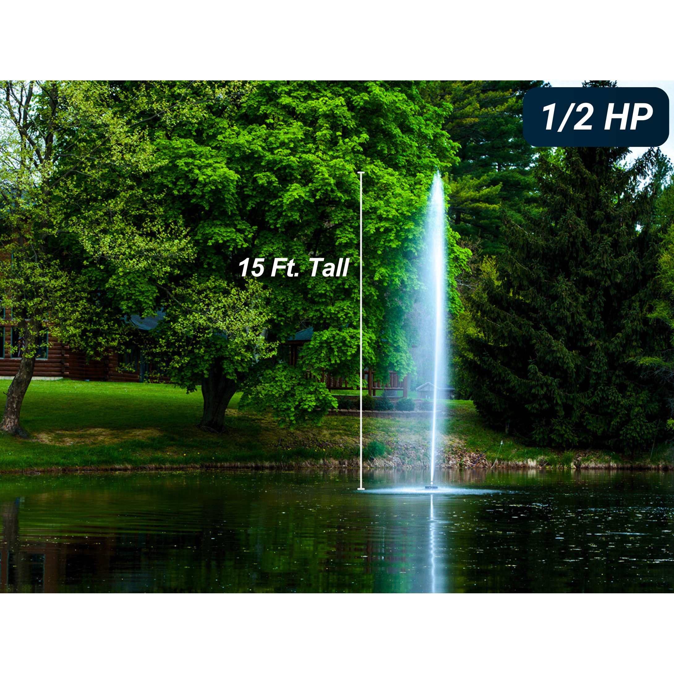 Scott Aerator Gusher Pond Fountain