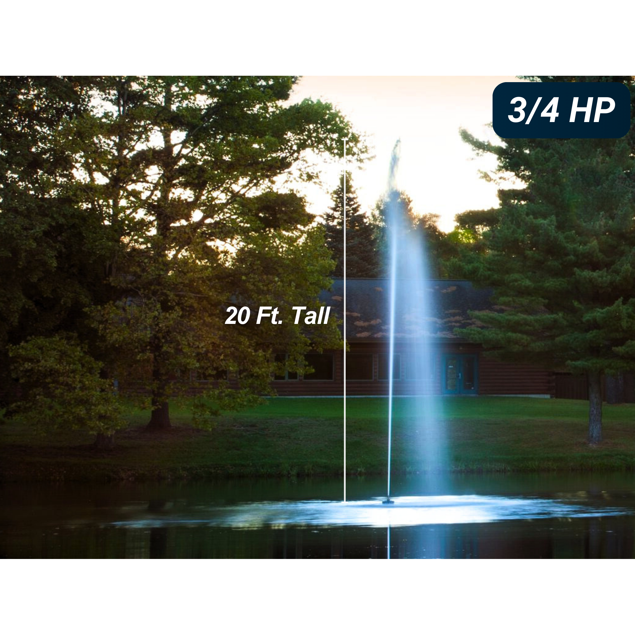 Scott Aerator Gusher Pond Fountain