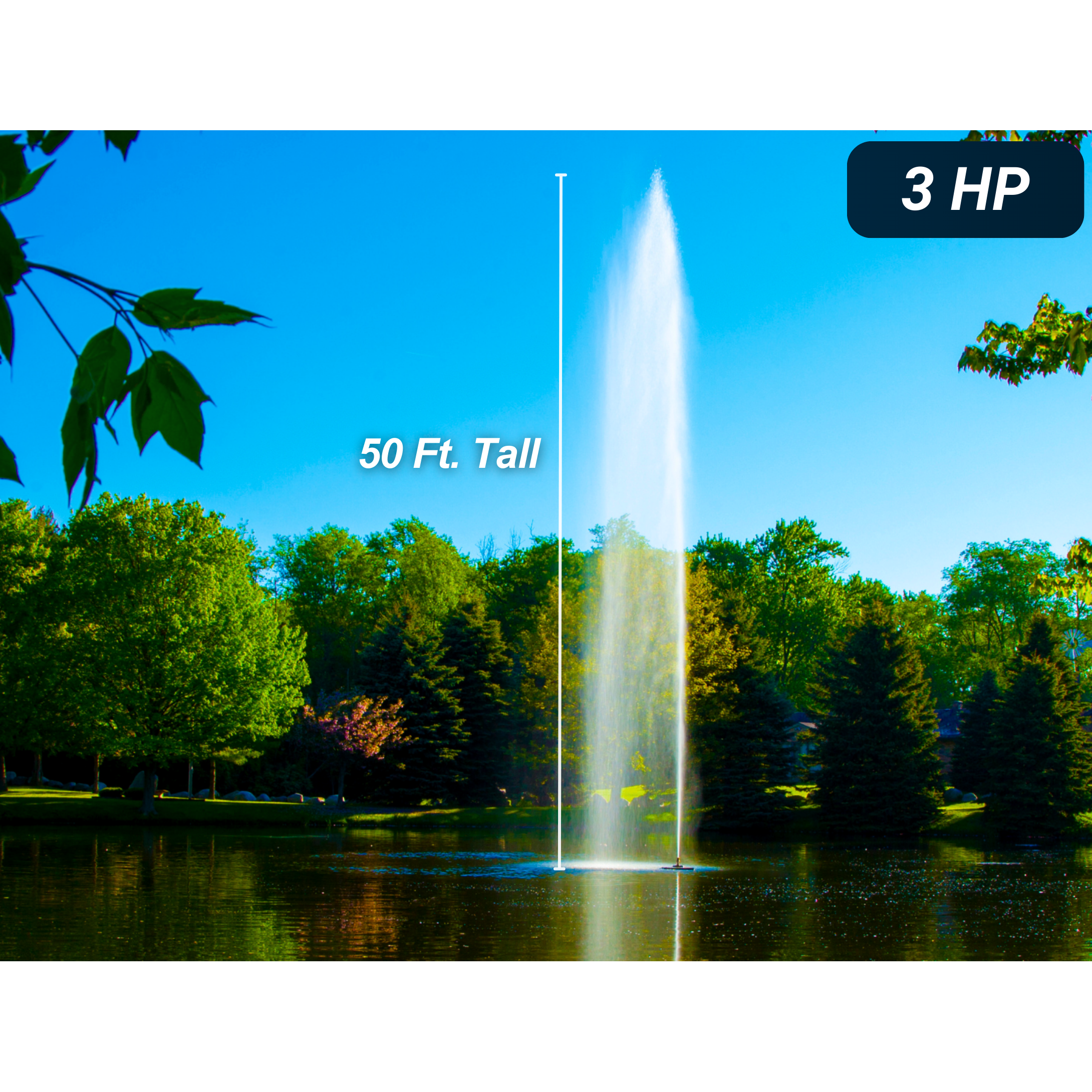 Scott Aerator Gusher Pond Fountain