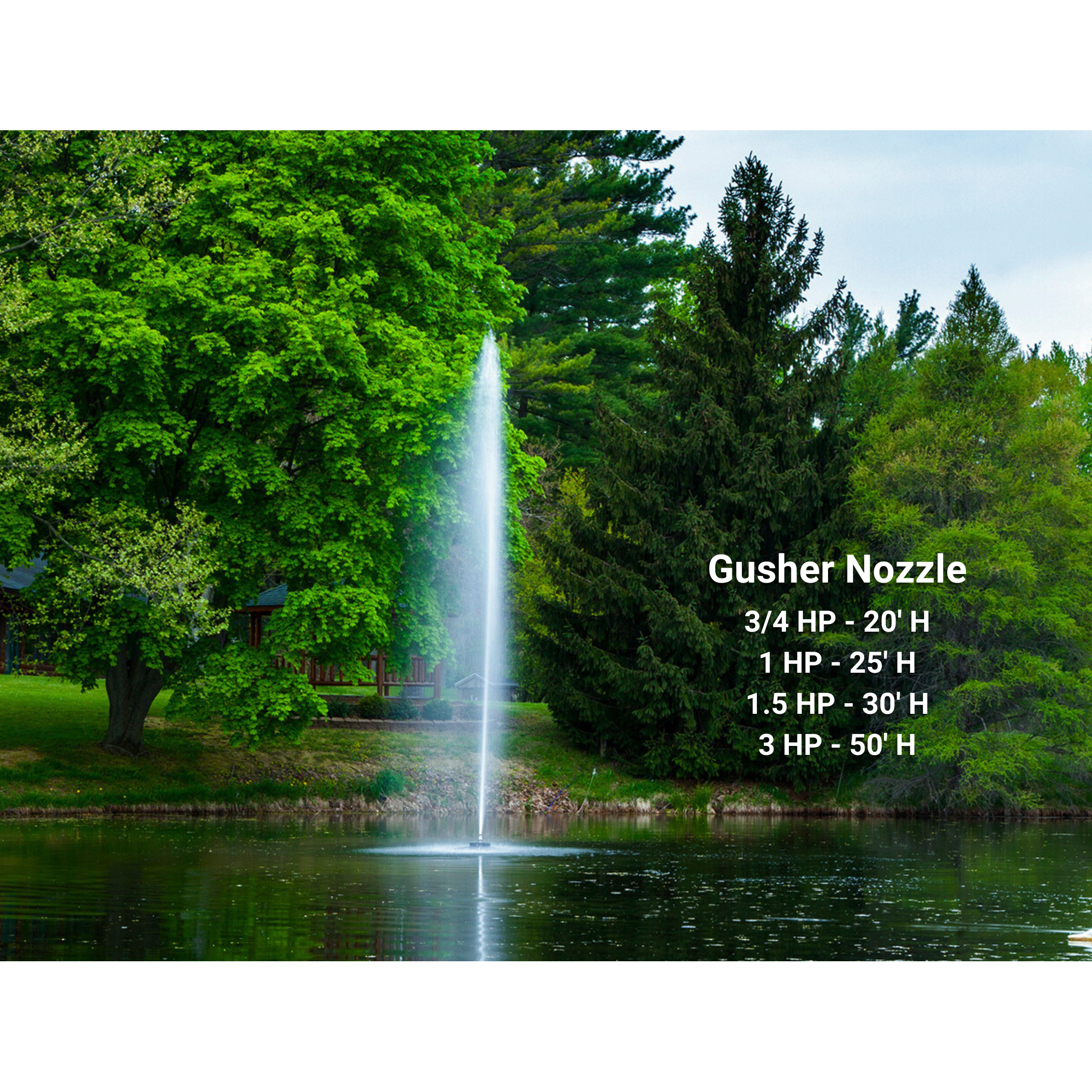 Scott Aerator Triad Pond Fountain