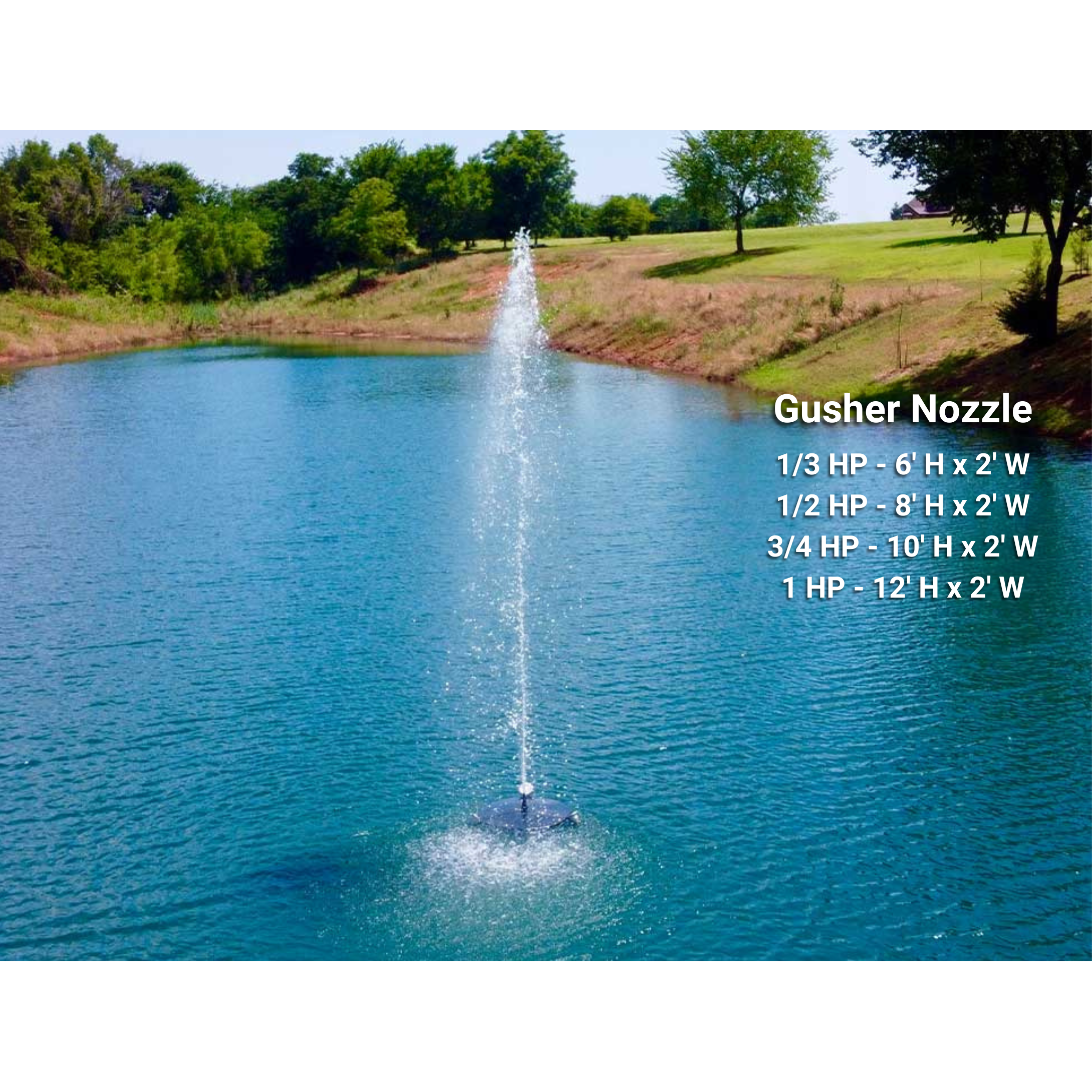 PondSelect Classic Series 5-In-1 Pond Fountain