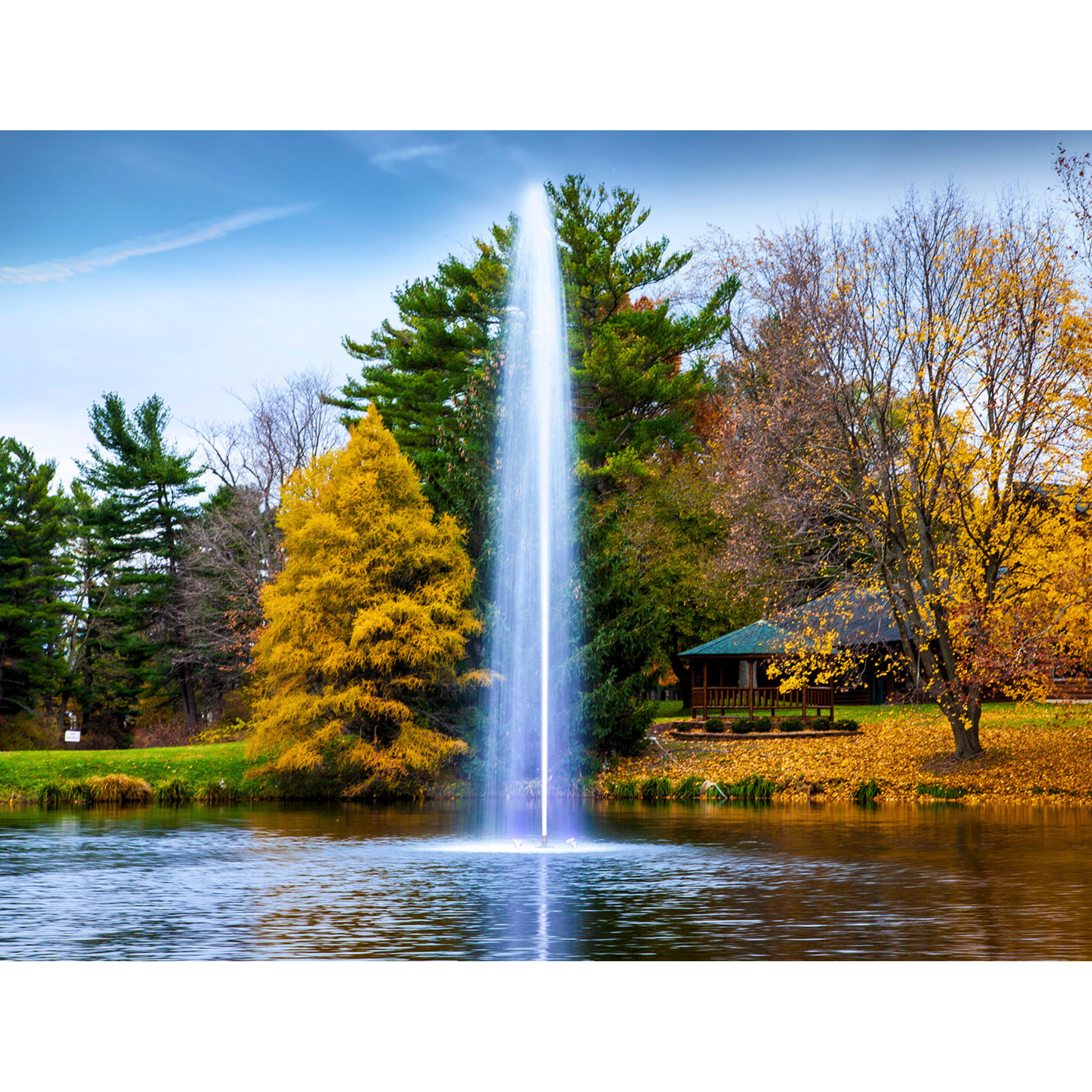 Scott Aerator Gusher Pond Fountain