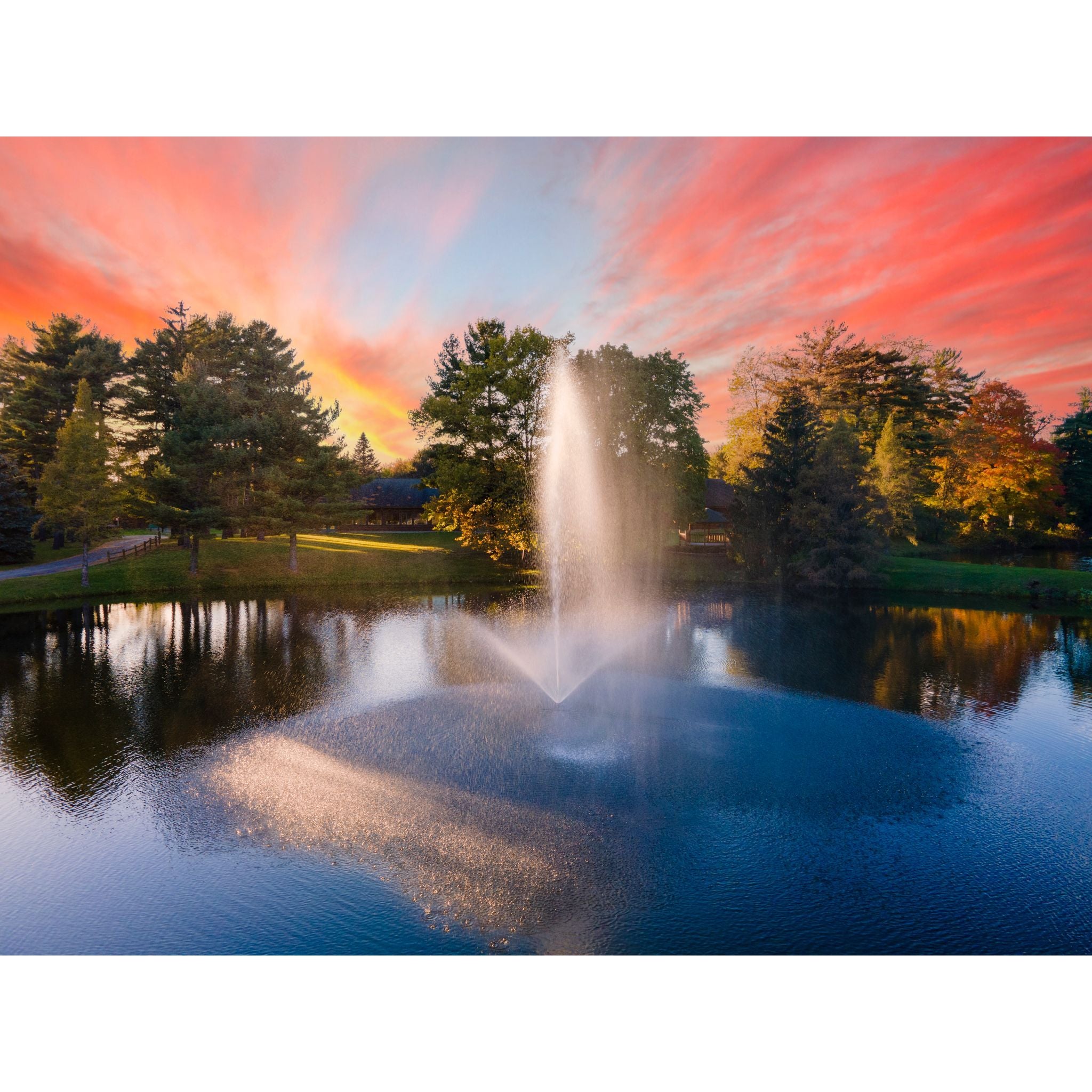 Scott Aerator Triad Pond Fountain
