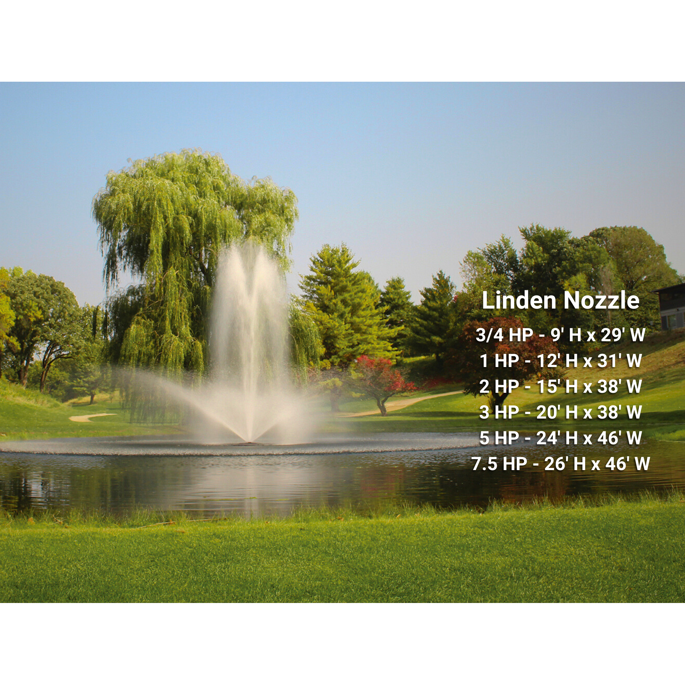 Kasco J Series Pond Fountain