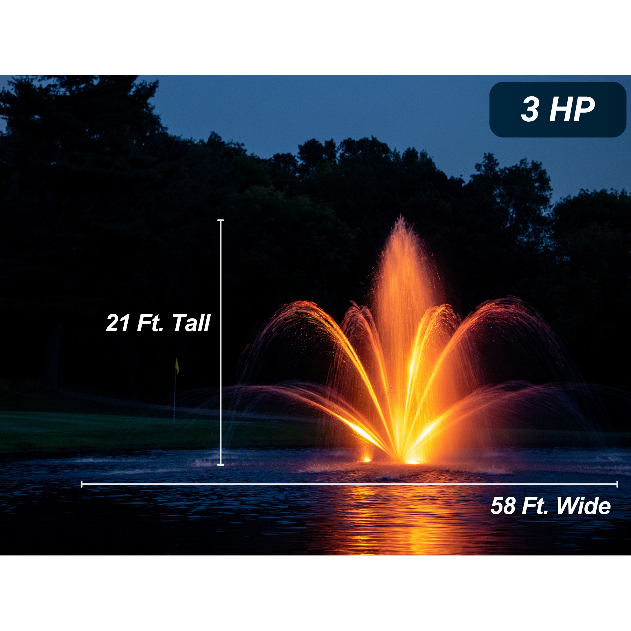 Kasco Mahogany Pond Fountain