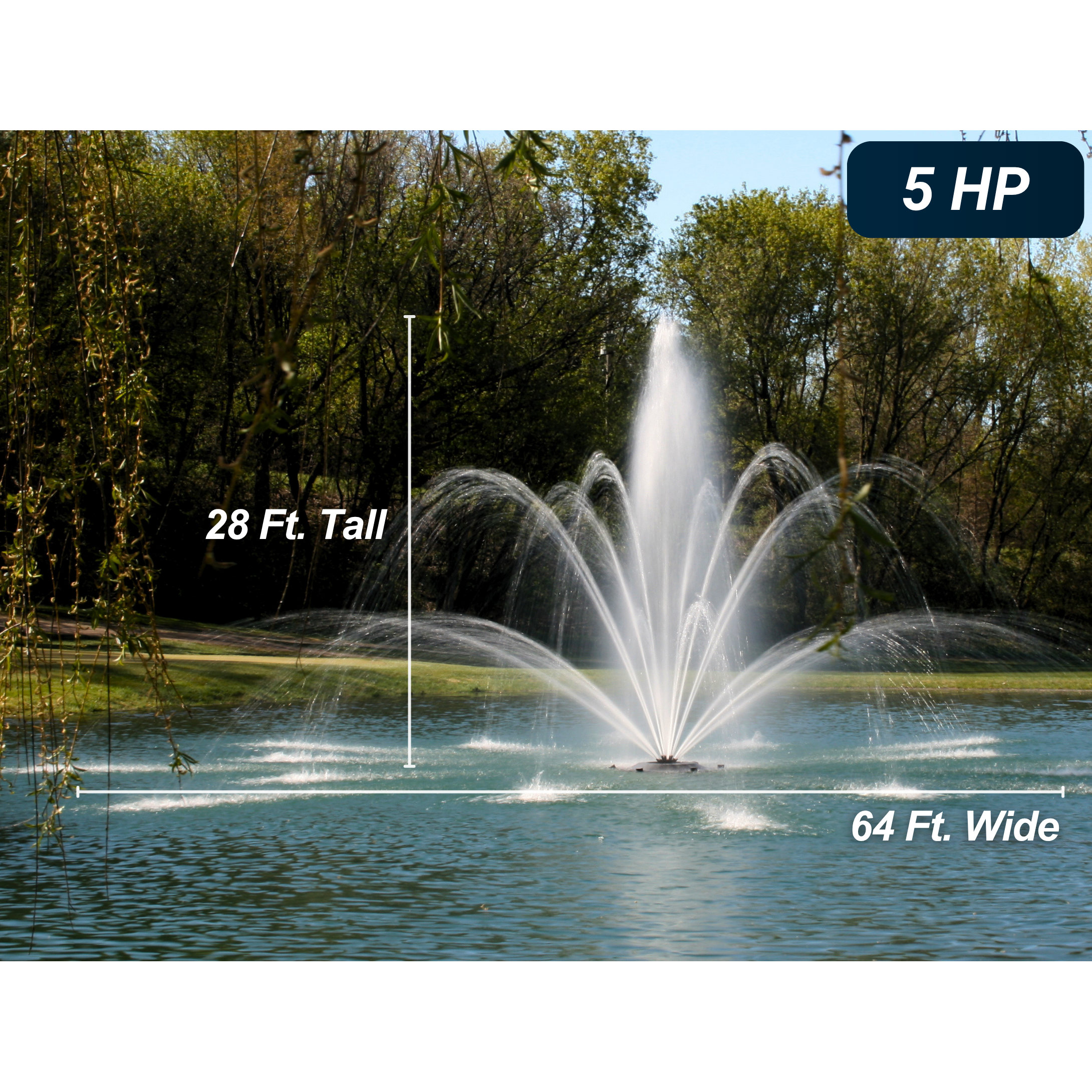 Kasco Mahogany Pond Fountain