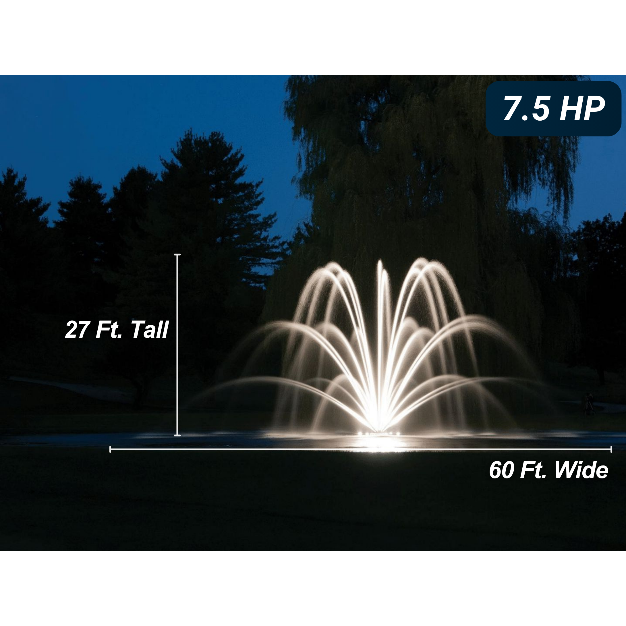 Kasco Mighty Oak Pond Fountain