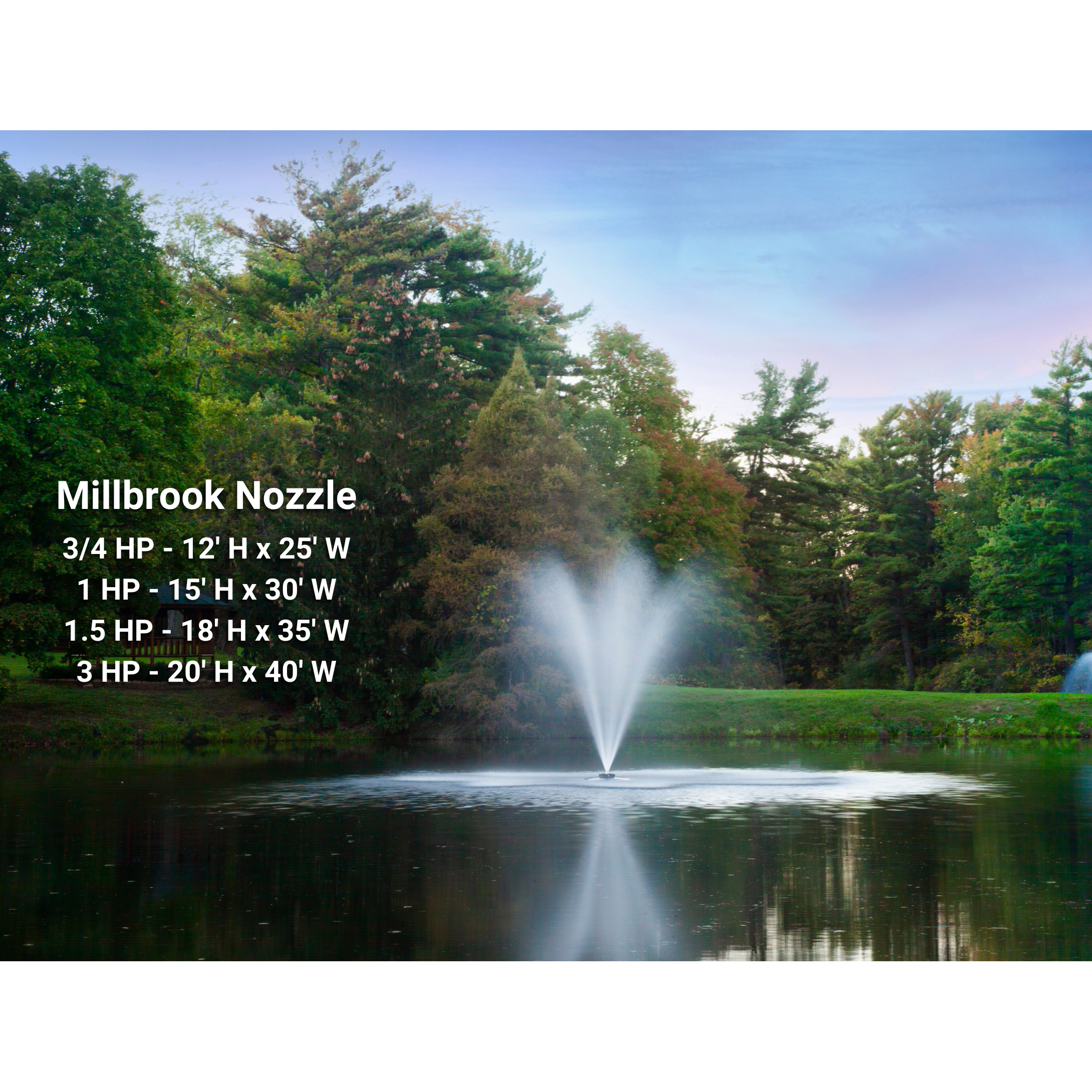 Scott Aerator Great Lakes Pond Fountain