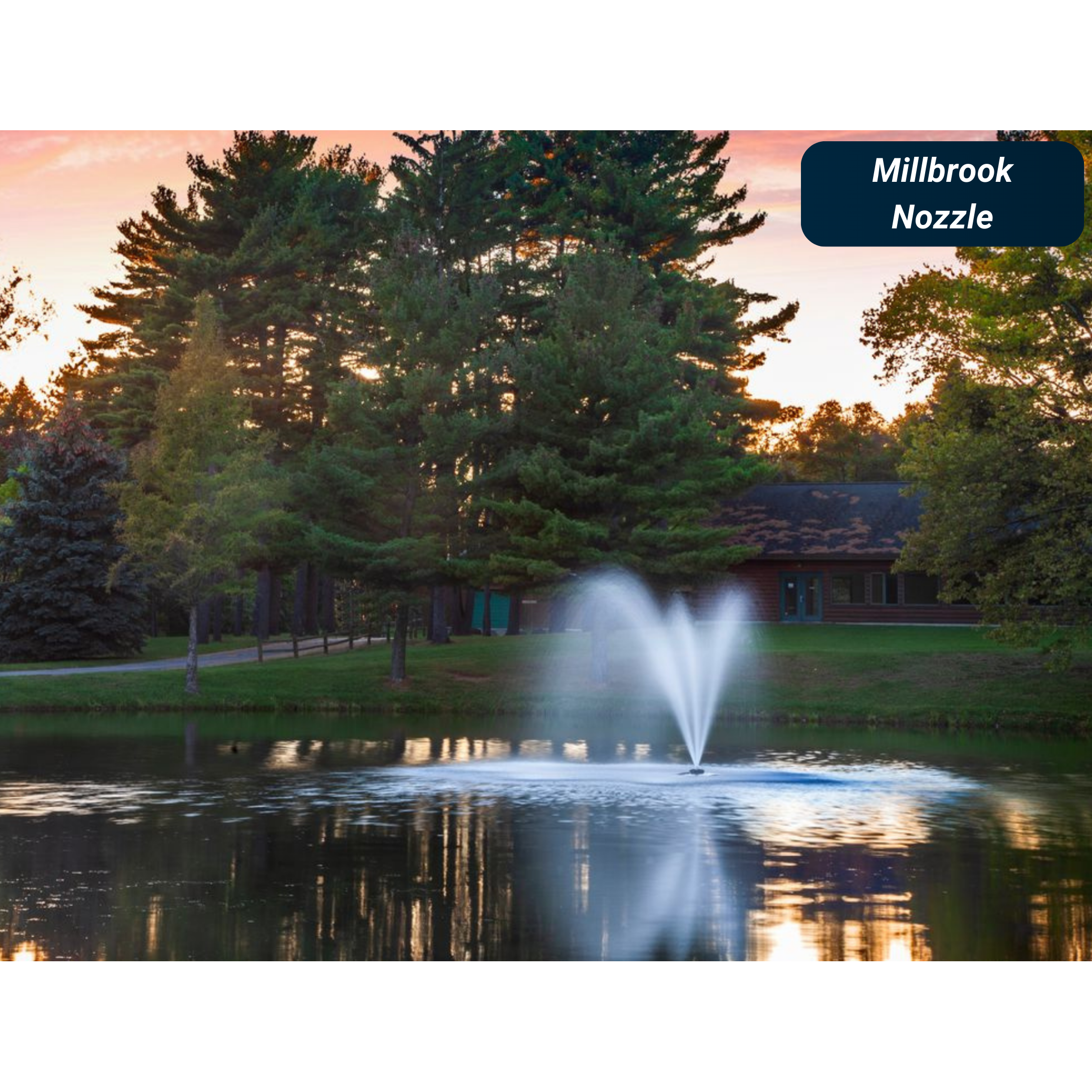 Scott Aerator Great Lakes 5-In-1 Pond Fountain