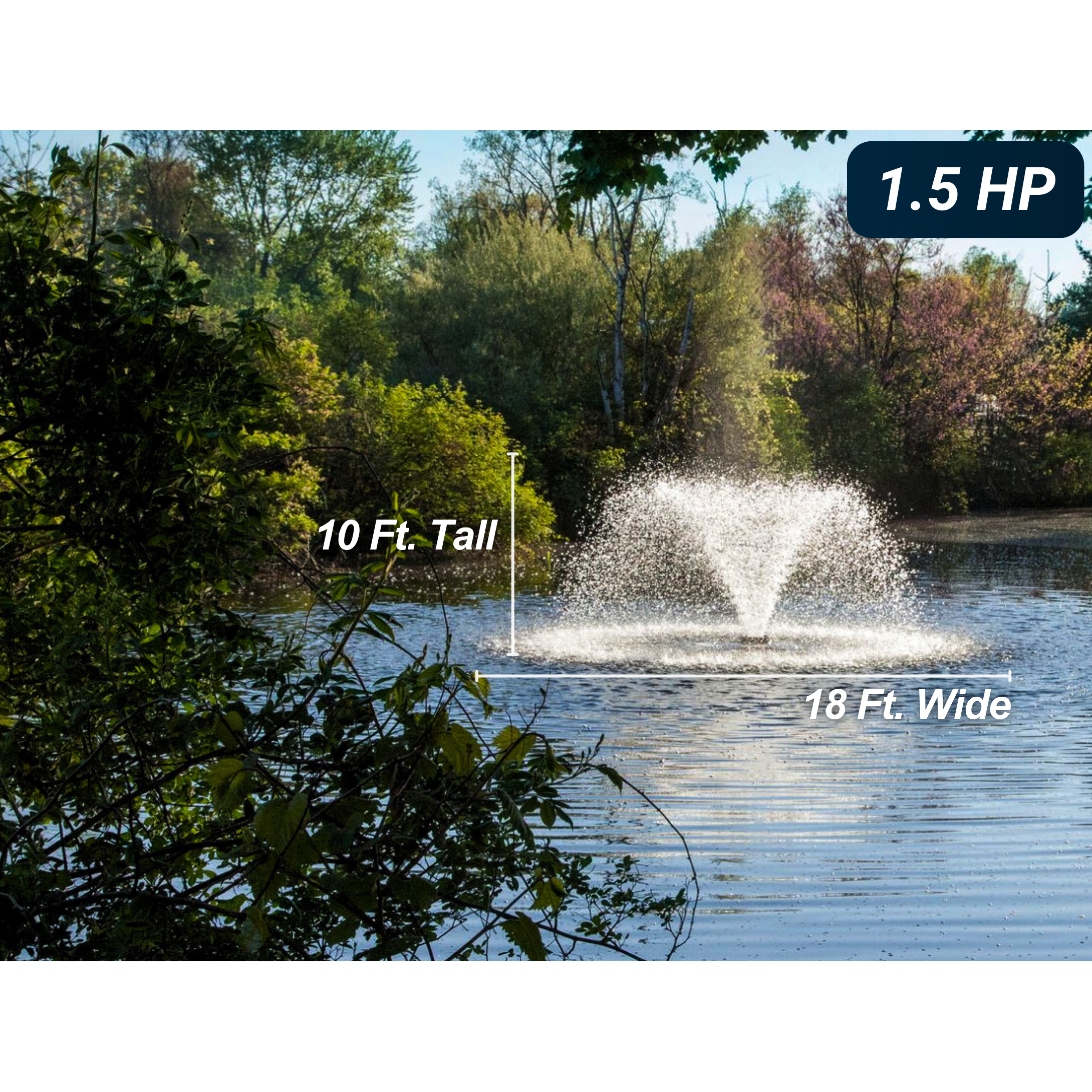 Scott Aerator North Star Aerating Pond Fountain