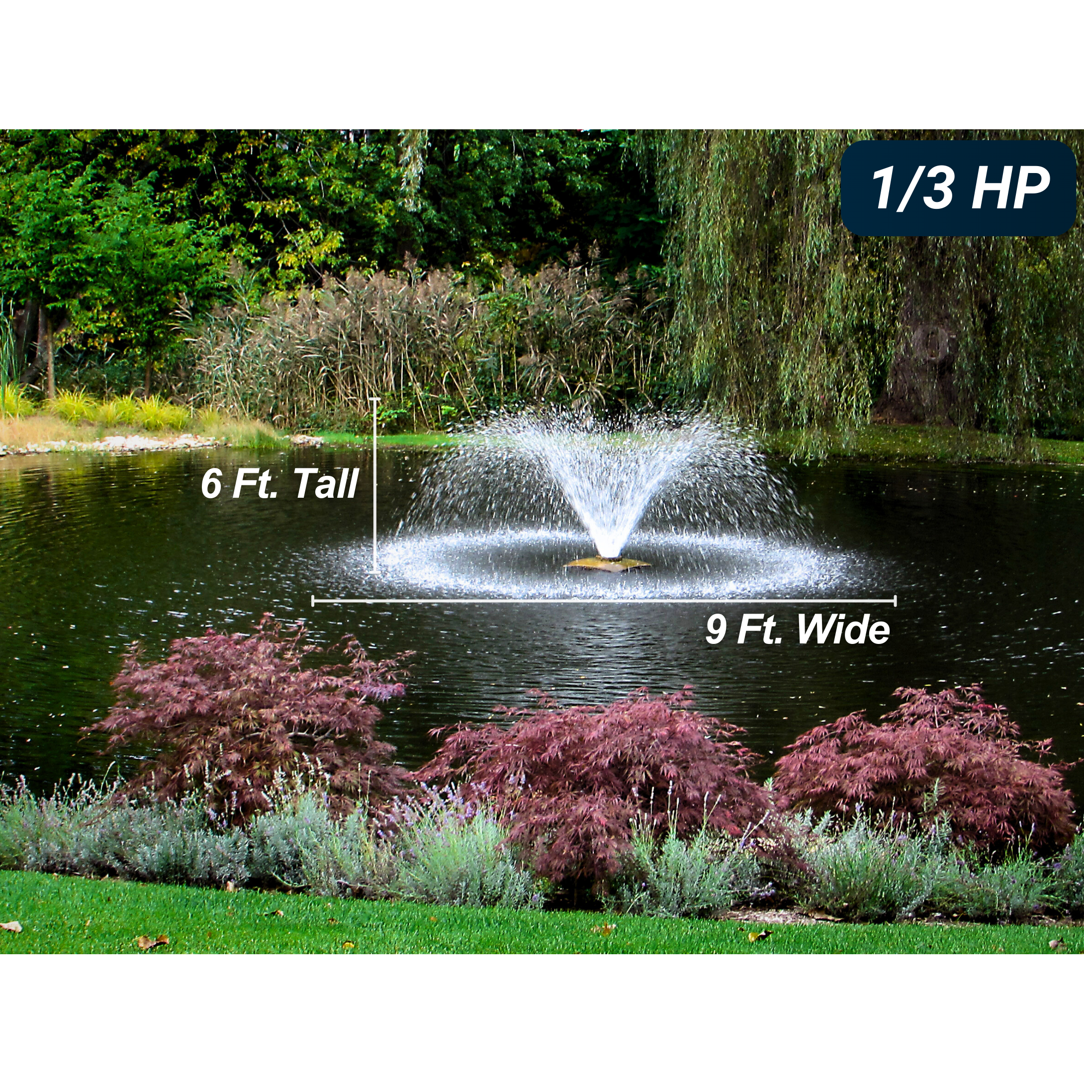 Scott Aerator North Star Aerating Pond Fountain