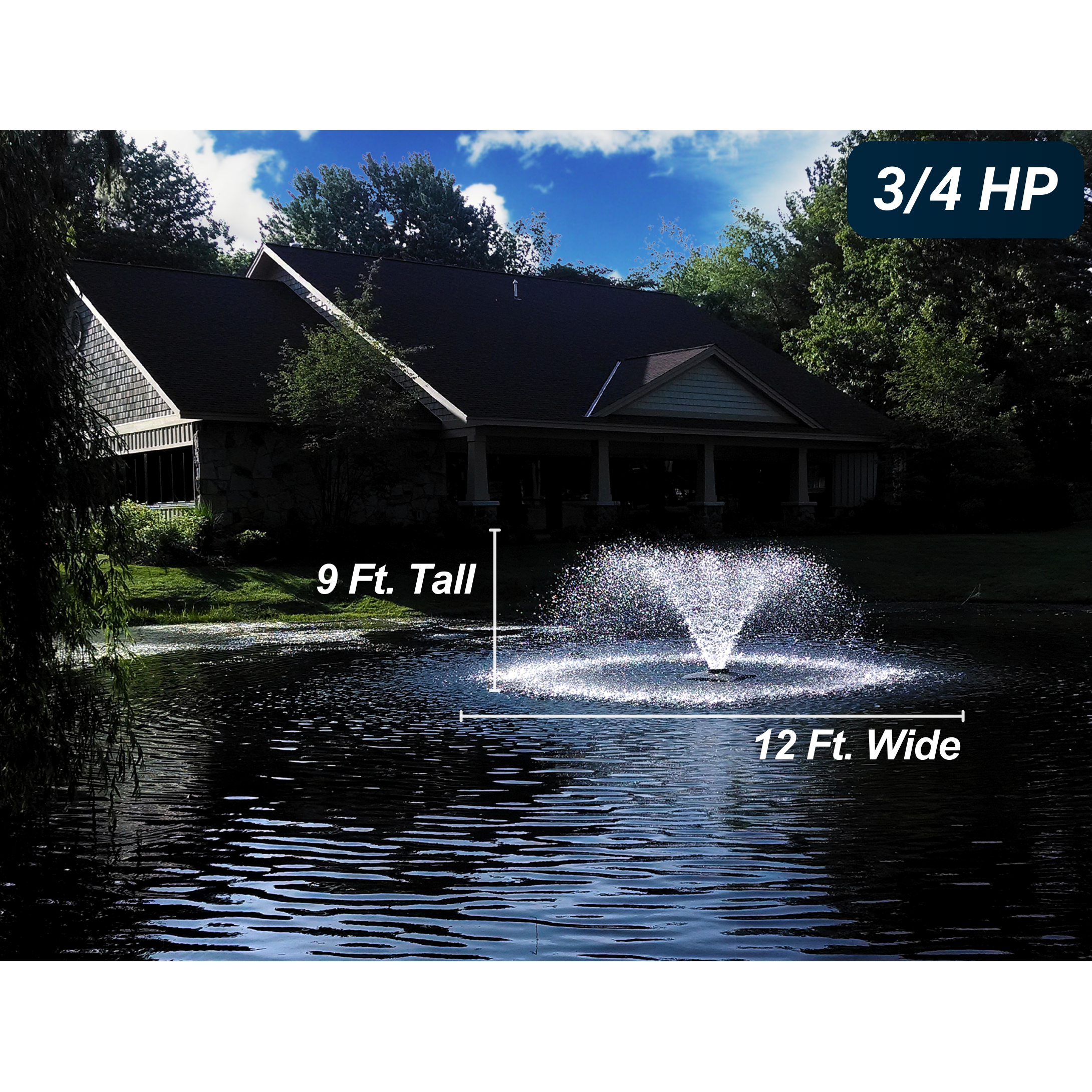 Scott Aerator North Star Aerating Pond Fountain