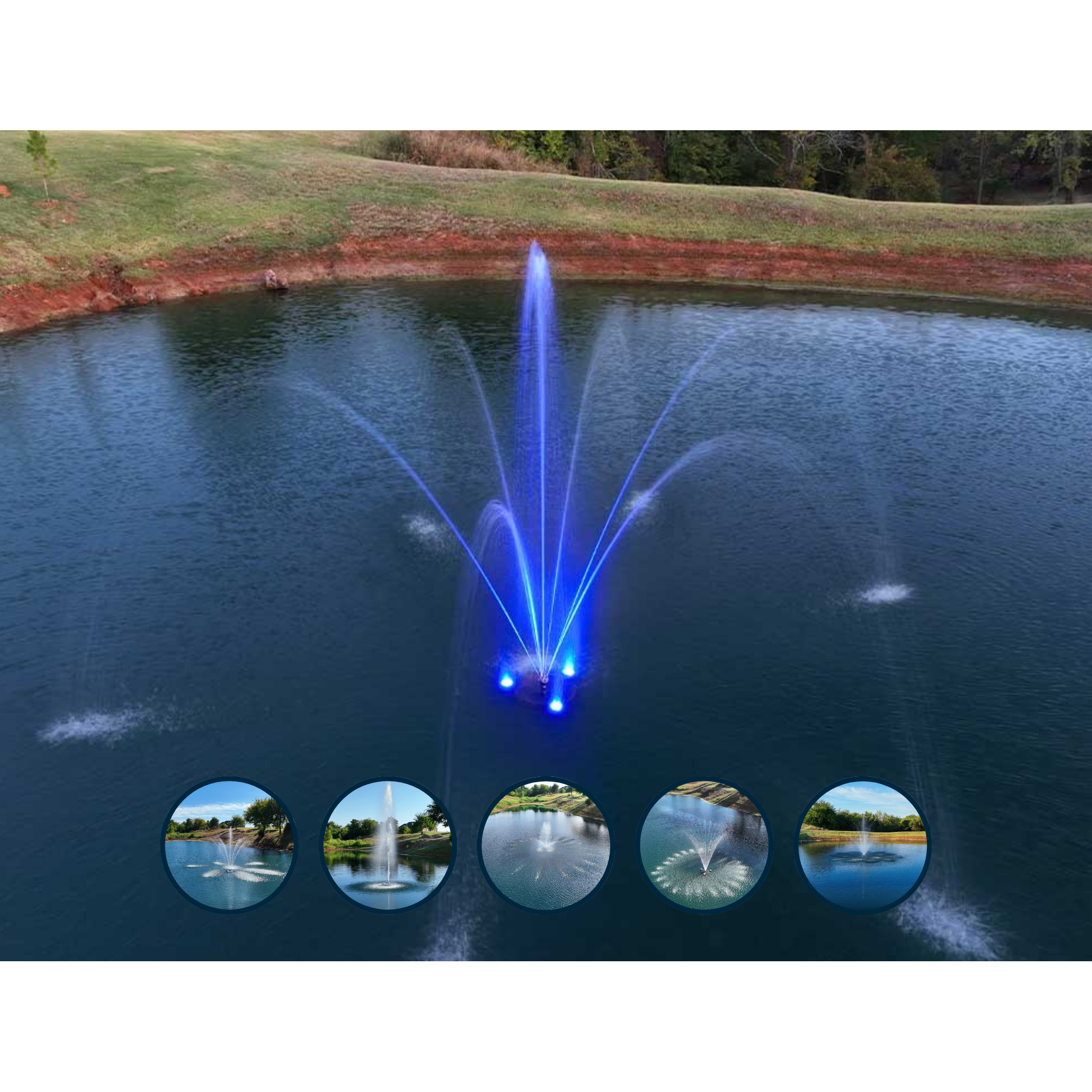 PondSelect Pro Series Pond Fountain
