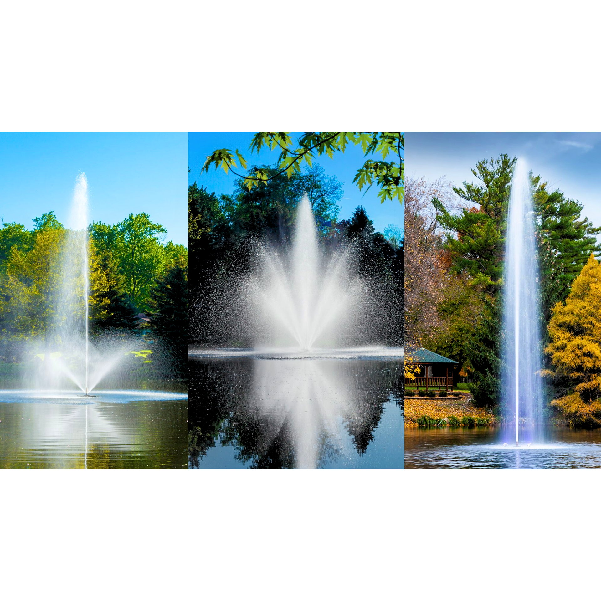 Scott Aerator Triad Pond Fountain