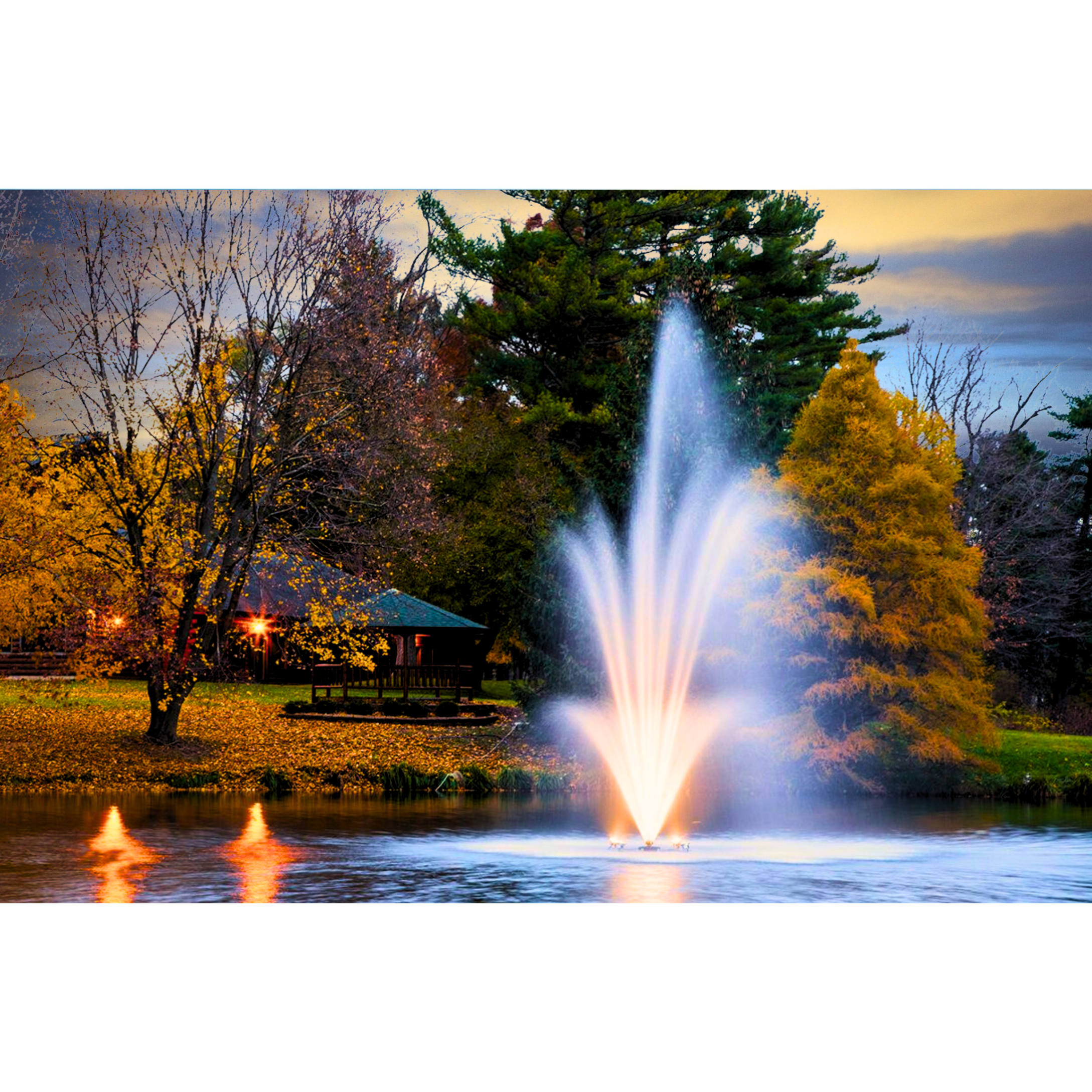 Scott Aerator Windsor 2-In-1 Pond Fountain